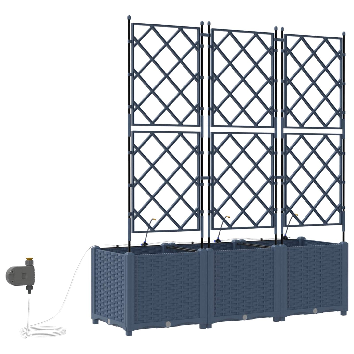 Sodo sodinukai Pilka 120 x 40 x 142 cm Plienas