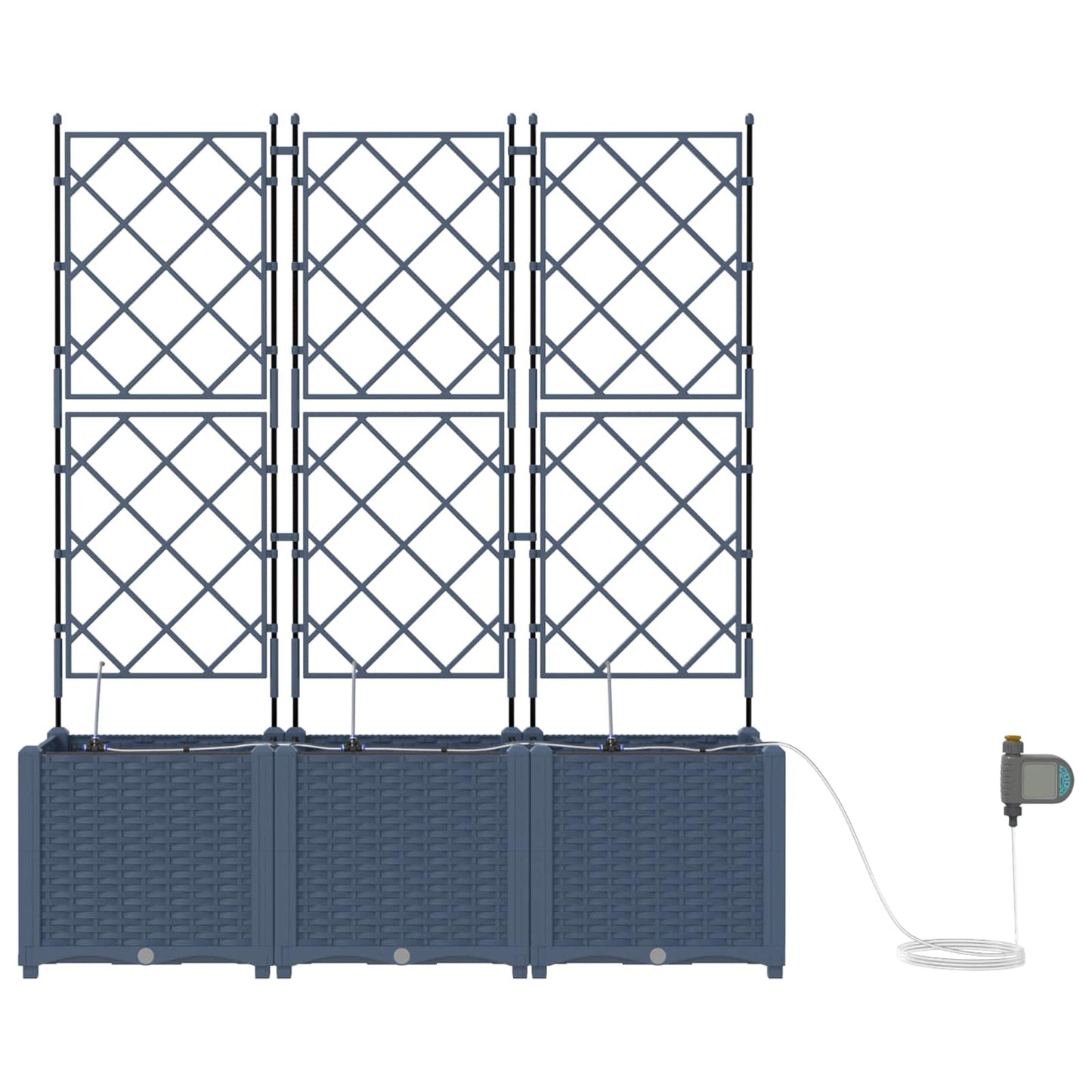 Sodo sodinukai Pilka 120 x 40 x 142 cm Plienas