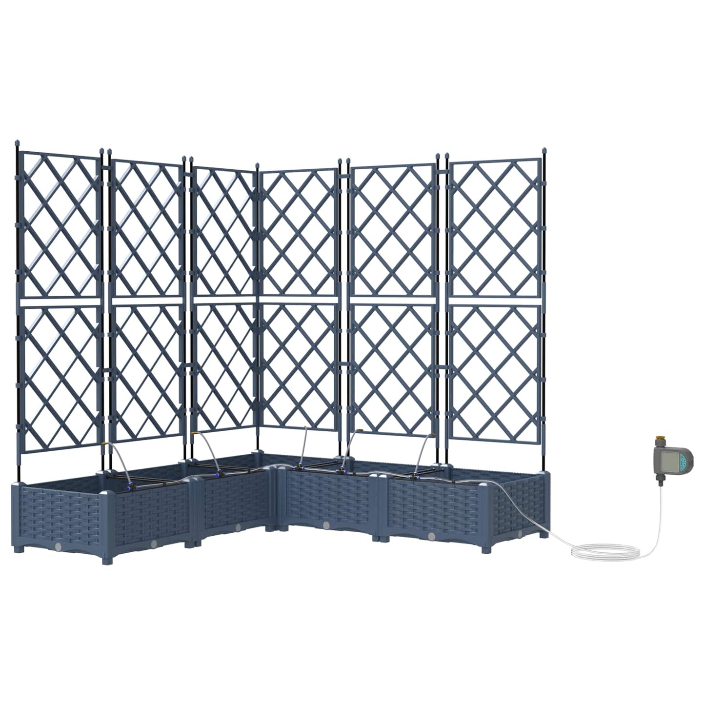 Sodo sodinukai Pilka 120 x 120 x 126 cm Plienas