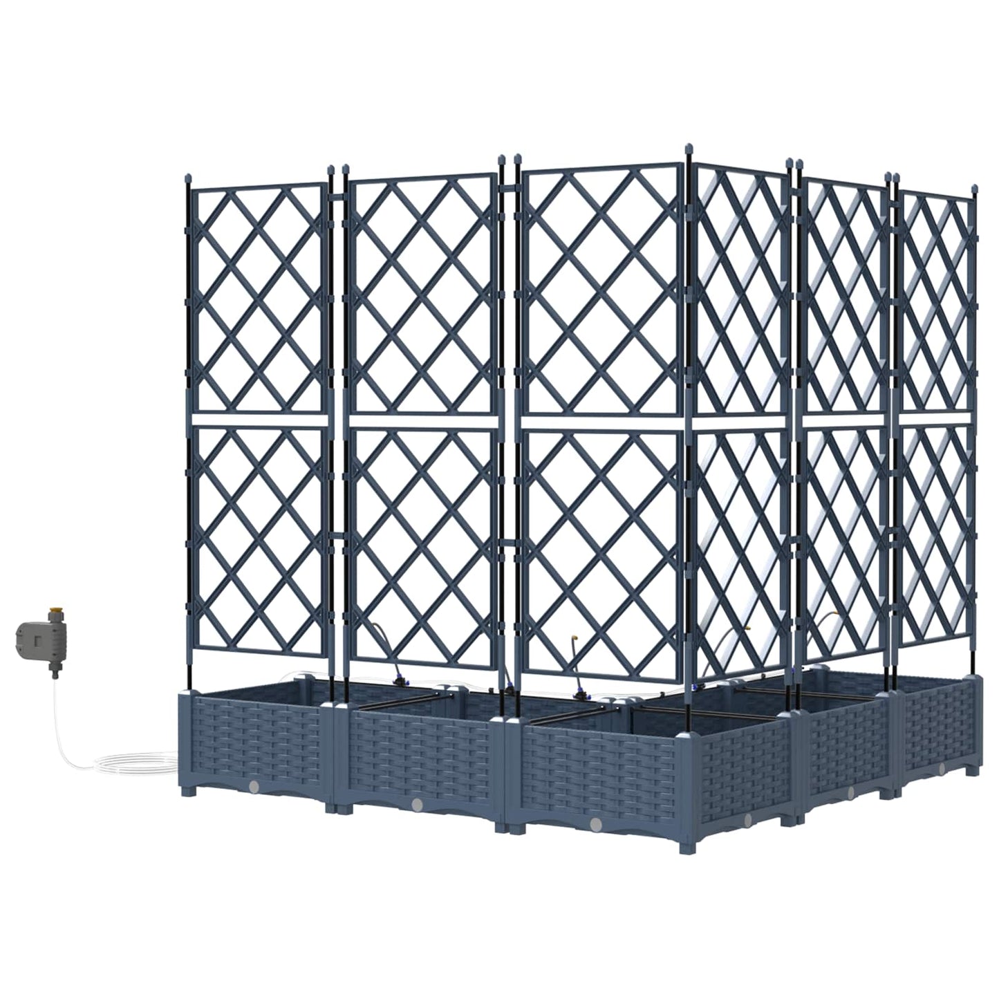 Sodo sodinukai Pilka 120 x 120 x 126 cm Plienas