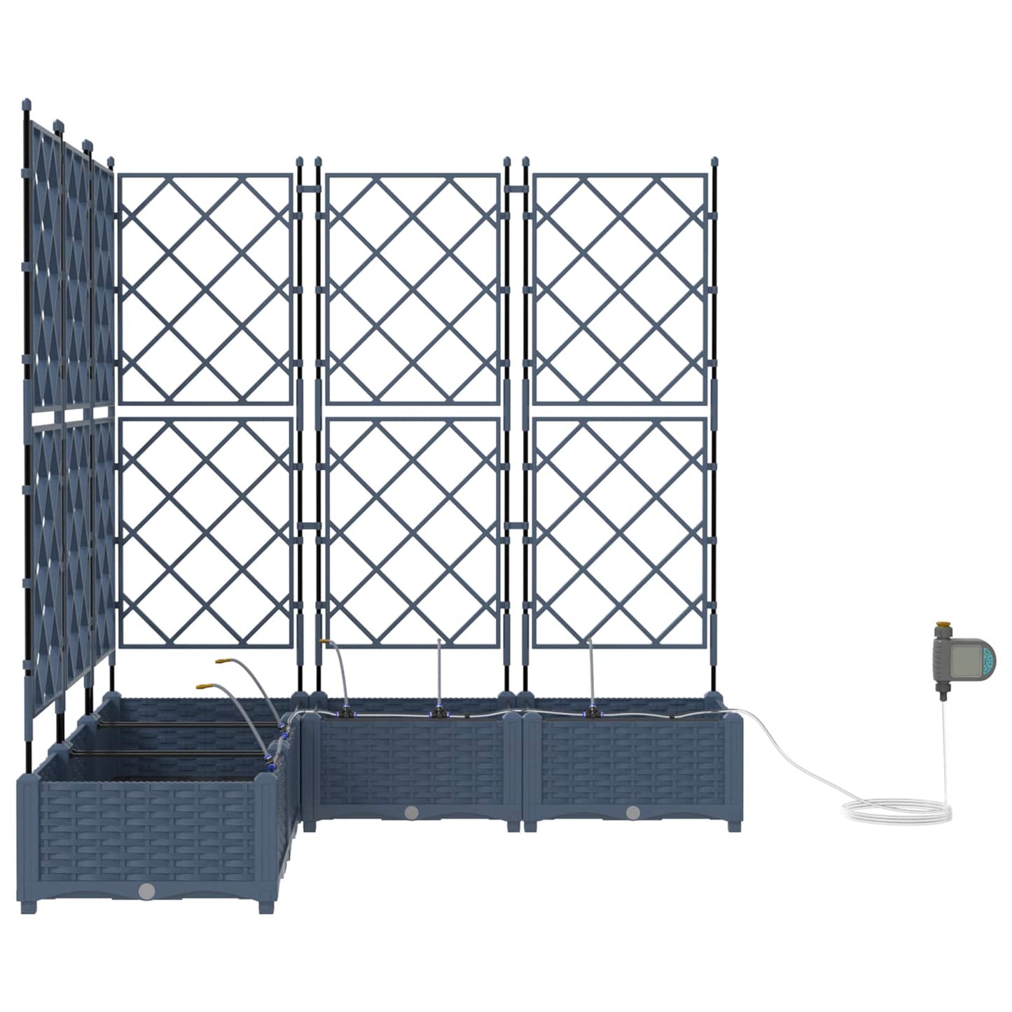 Sodo sodinukai Pilka 120 x 120 x 126 cm Plienas