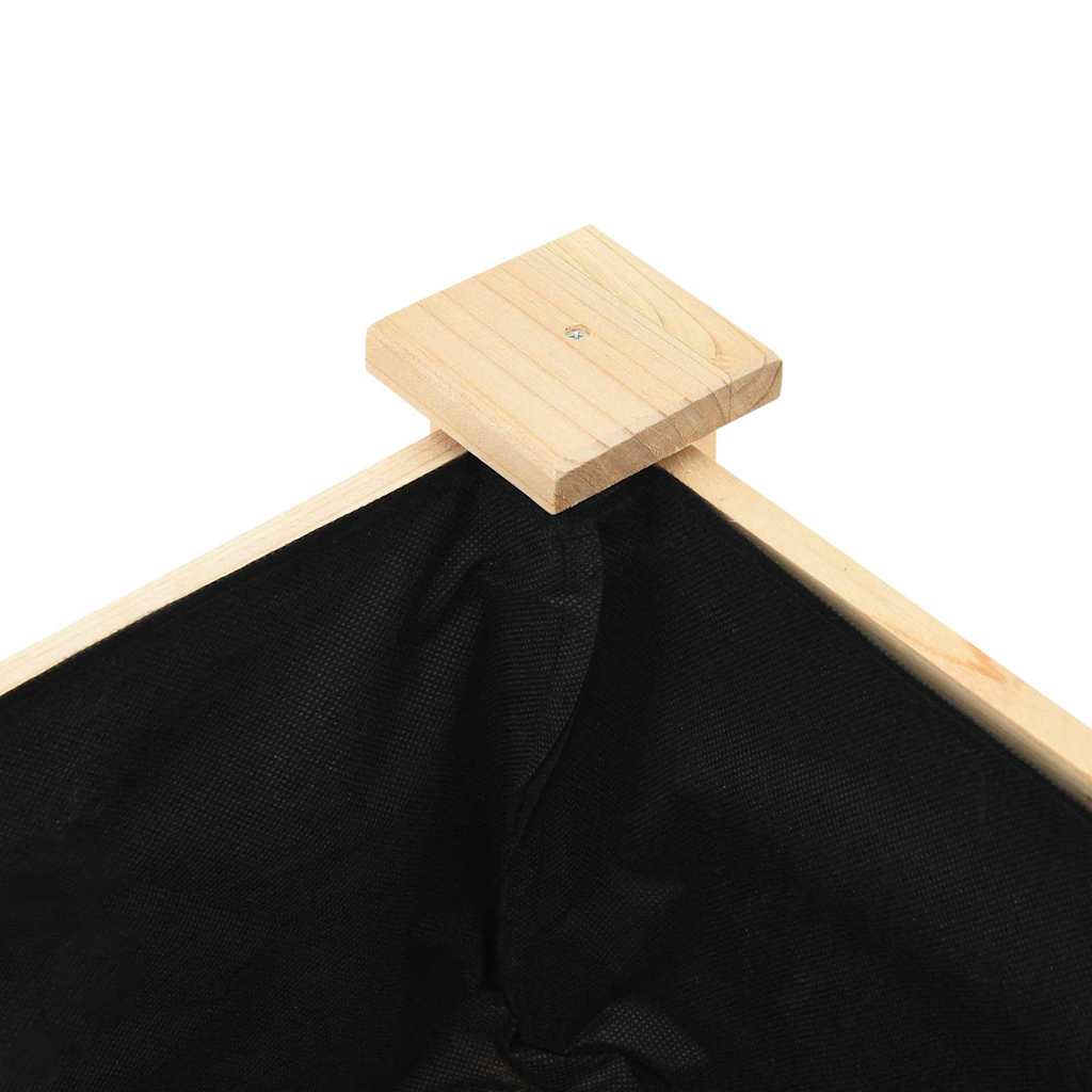 Sodo vazonas Smėlio 71 x 37 x 76,5 cm Kietasis pušinis medis