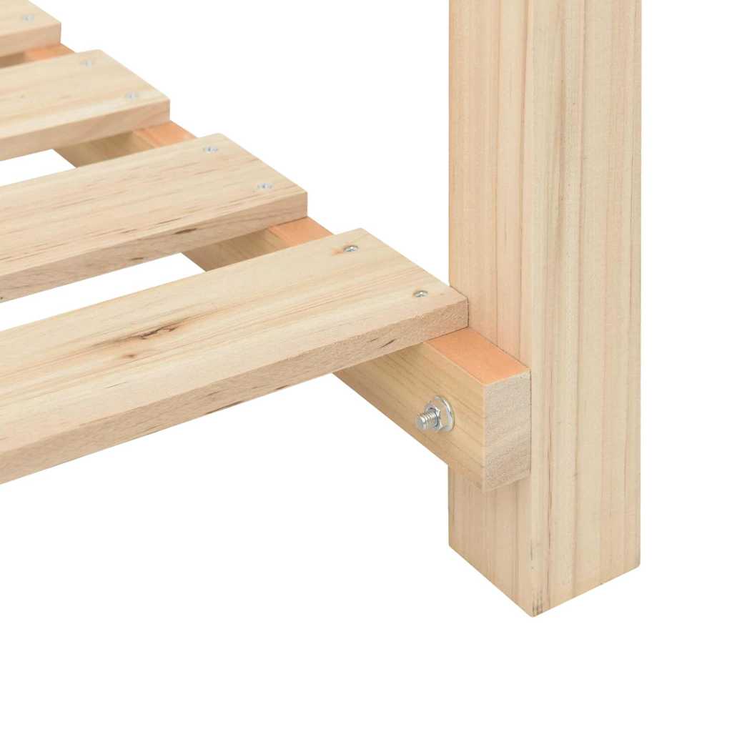 Sodo vazonas Smėlio 71 x 37 x 76,5 cm Kietasis pušinis medis