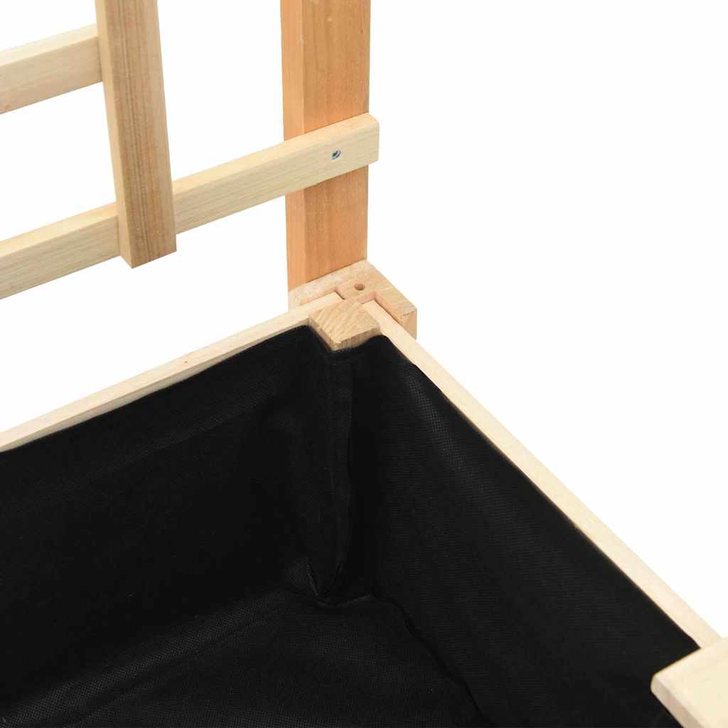 Sodo vazonas Smėlio 71 x 38 x 152 cm Kietasis pušinis medis