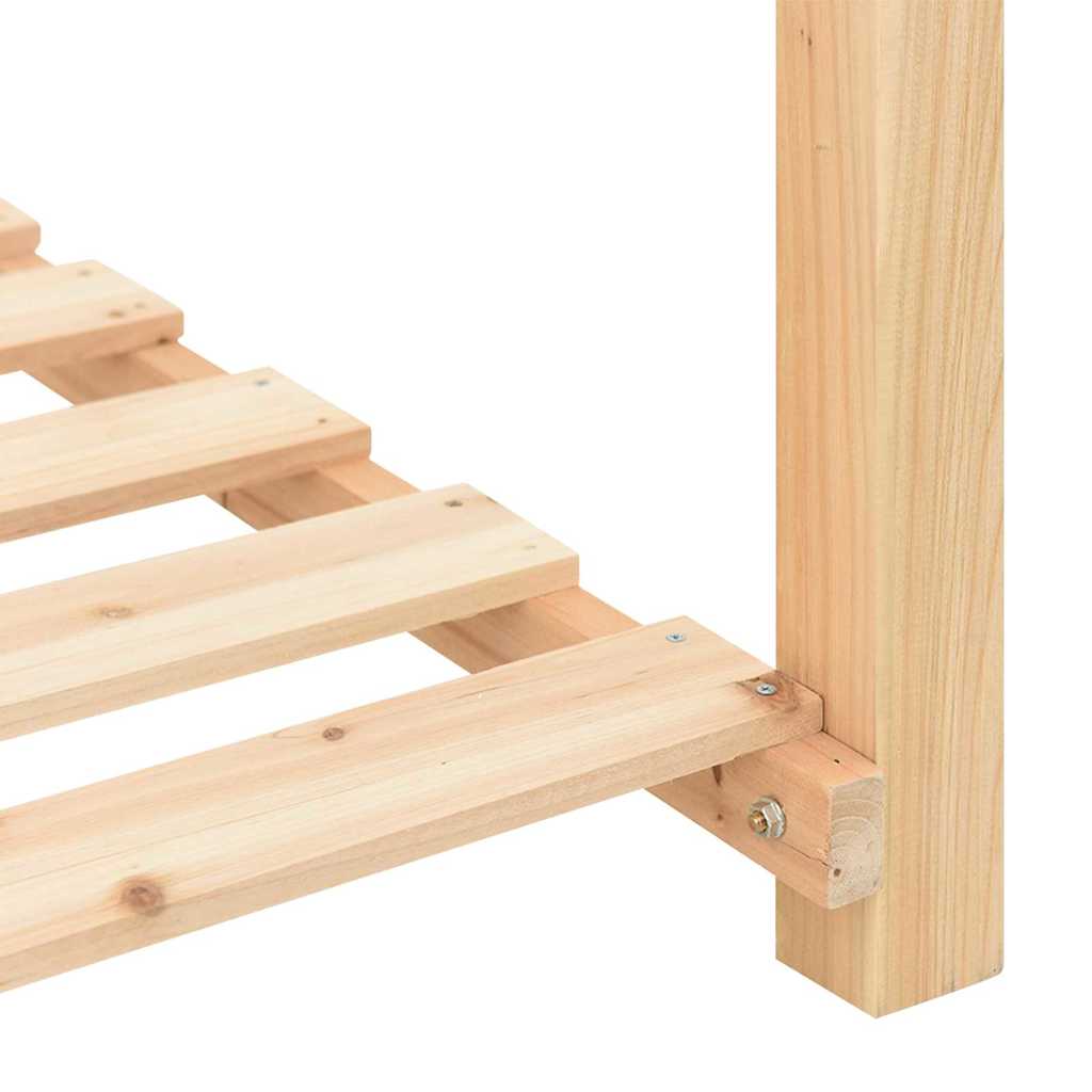 Sodo vazonas Smėlio 155 x 59 x 76,5 cm Kietasis pušinis medis