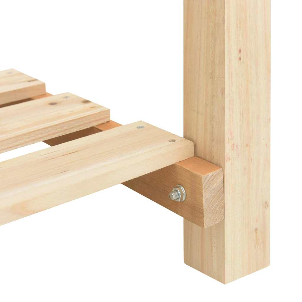 Sodo vazonas Smėlio 71 x 37 x 76,5 cm Kietasis pušinis medis