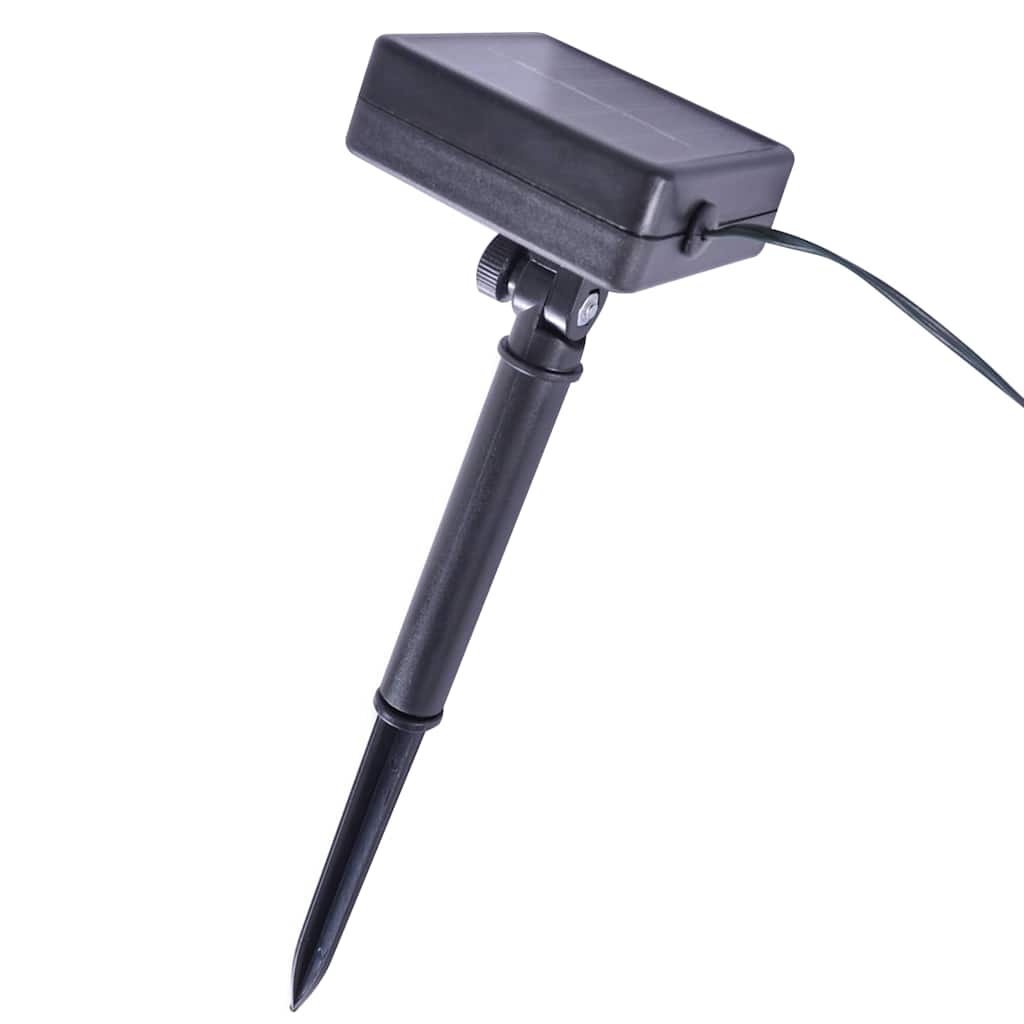 Dirbtiniai buksmedžio krūmai su LED lemputėmis 2vnt. žalia 52cm