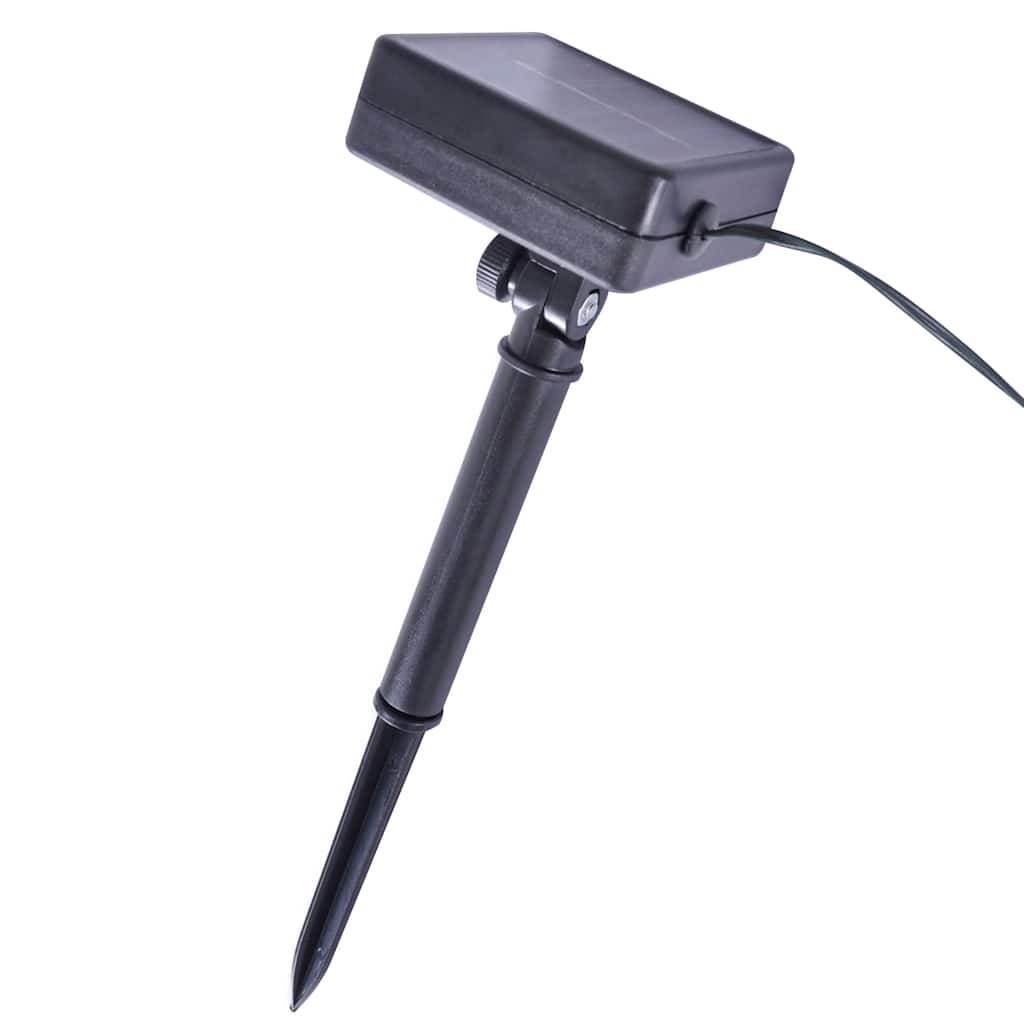 Dirbtiniai buksmedžio krūmai su LED lemputėmis 2vnt. žalia 52cm