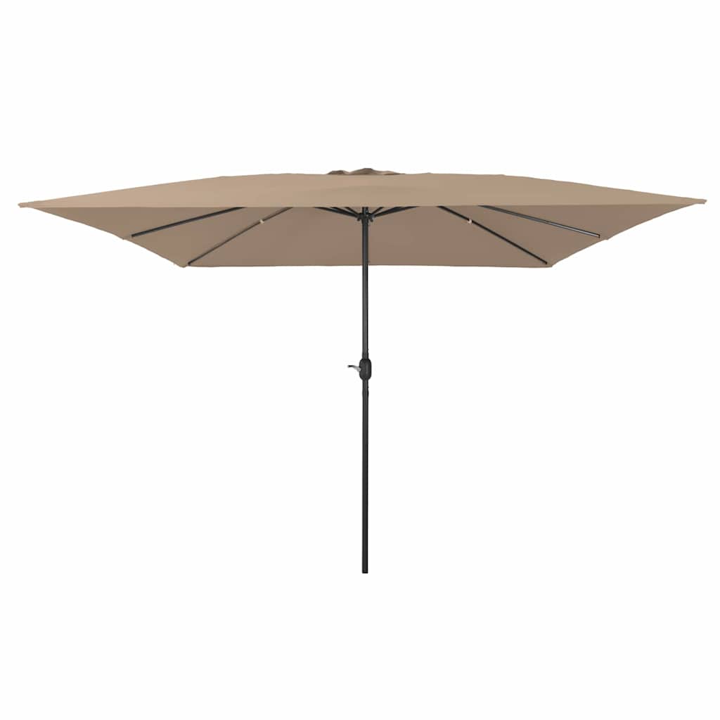 Stačias sodų parasolis 295x245 cm Taupe