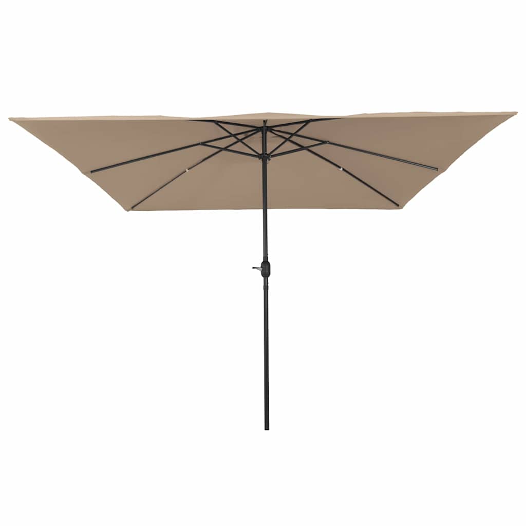 Stačias sodų parasolis 295x245 cm Taupe