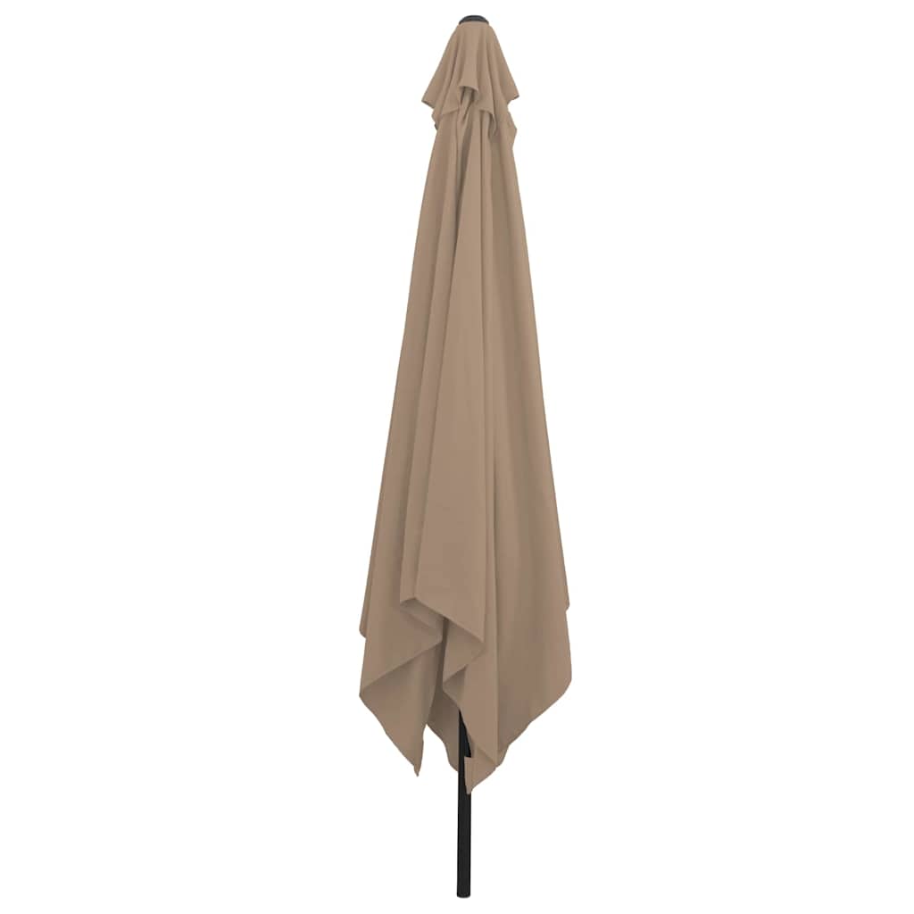 Stačias sodų parasolis 295x245 cm Taupe
