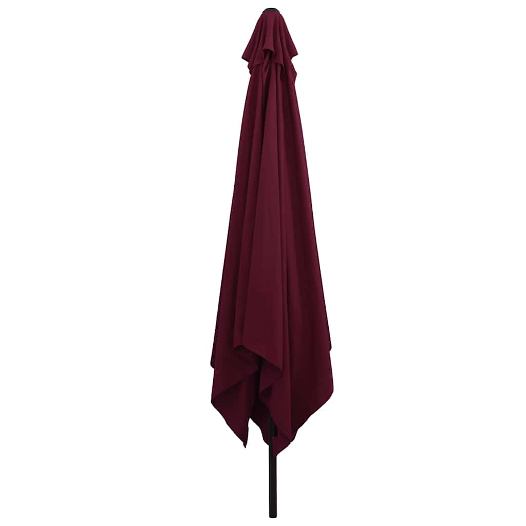 Sodo skėtis Bordo raudona 295 x 295 x 245 cm
