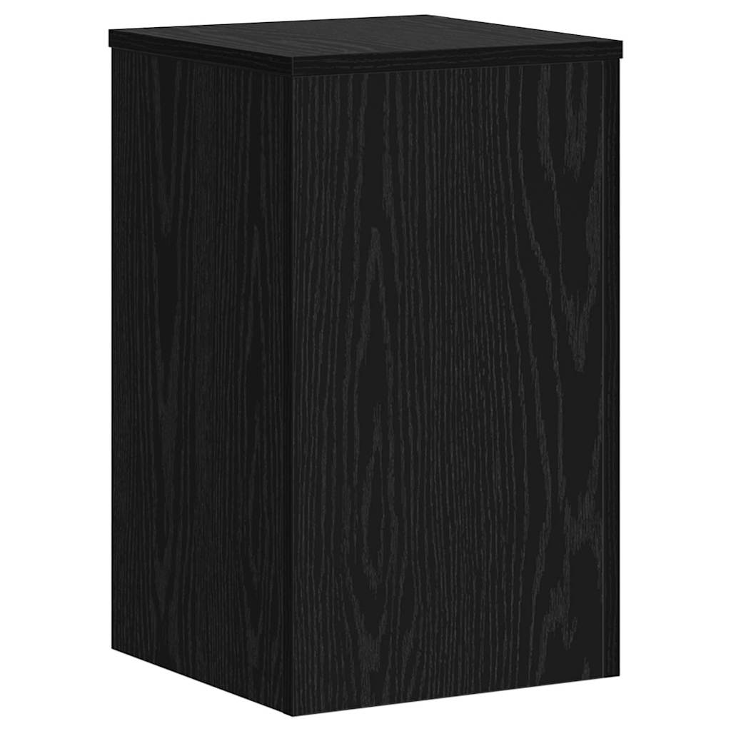 Augalų stovas 2 pcs juoda ąžuolo 30 x 30 x 50 cm