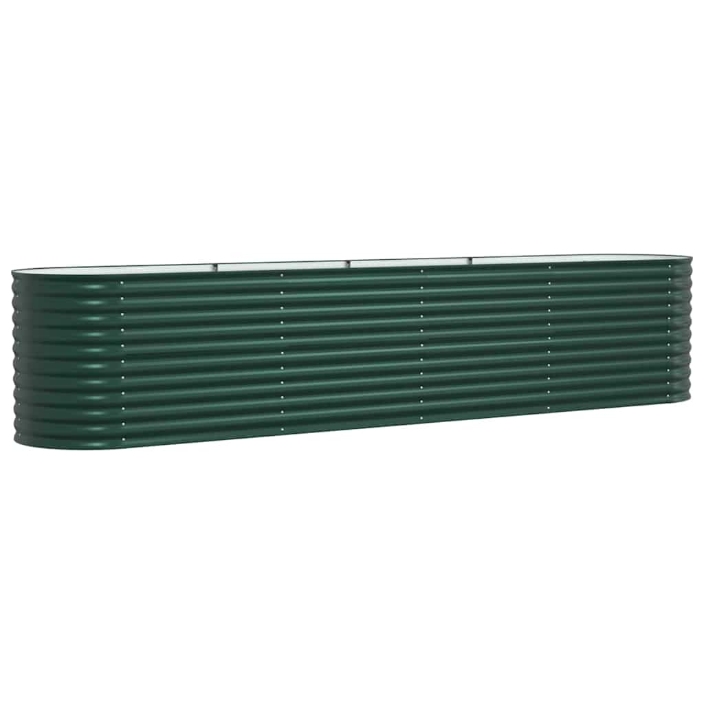 Sodo Auginimo Lovelis Žalias 400x80x81 cm Cinkuotas Plienas