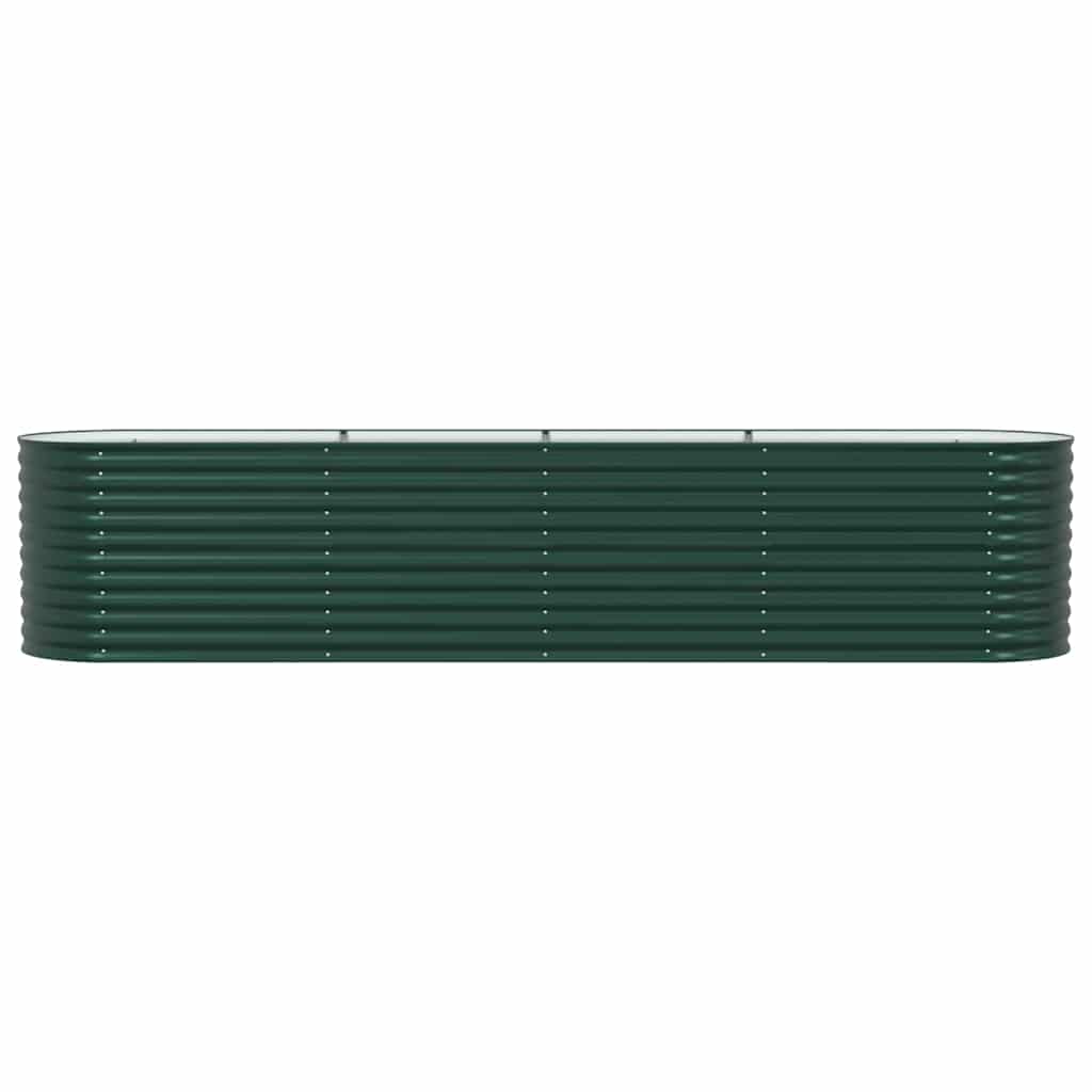 Sodo Auginimo Lovelis Žalias 400x80x81 cm Cinkuotas Plienas