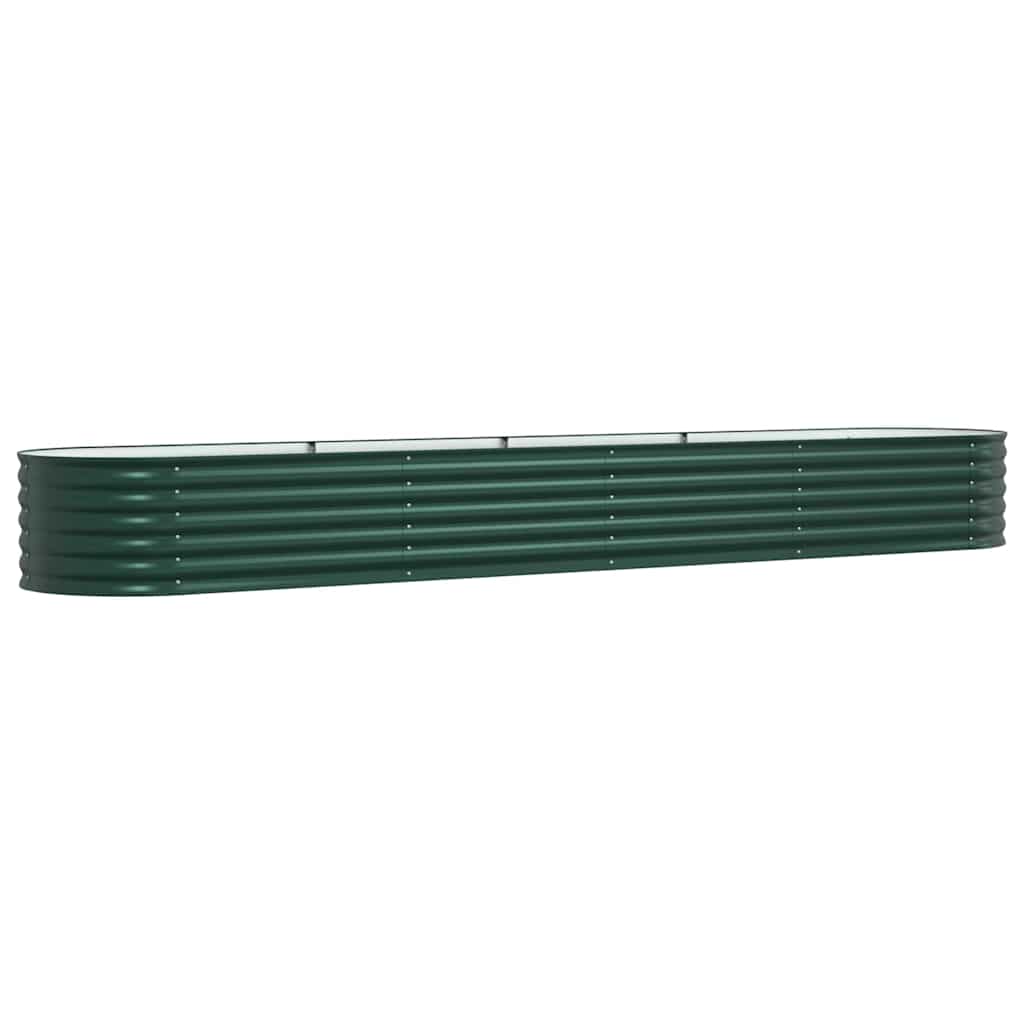 Sodo Pakeltas Lovys Žalias 400x80x44 cm Cinkuotas Plienas