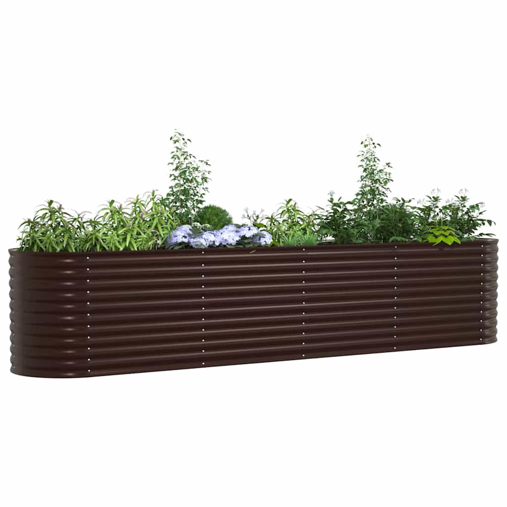 Sodo Pakeltas Lysvė Ruda 400x80x81 cm Cinkuotas Plienas