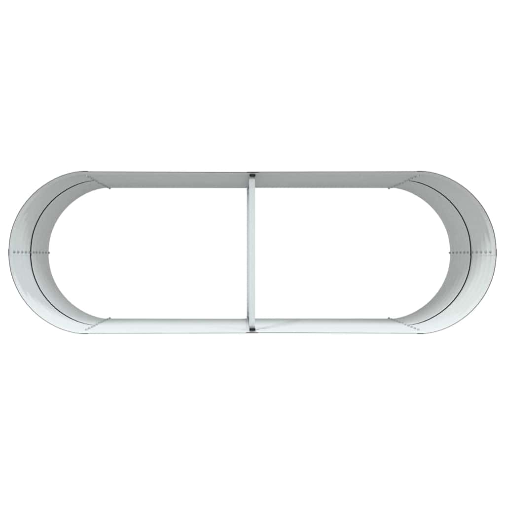 Sodo Pakeltas Daržas Rudas 240x80x81 cm Cinkuotas Plienas