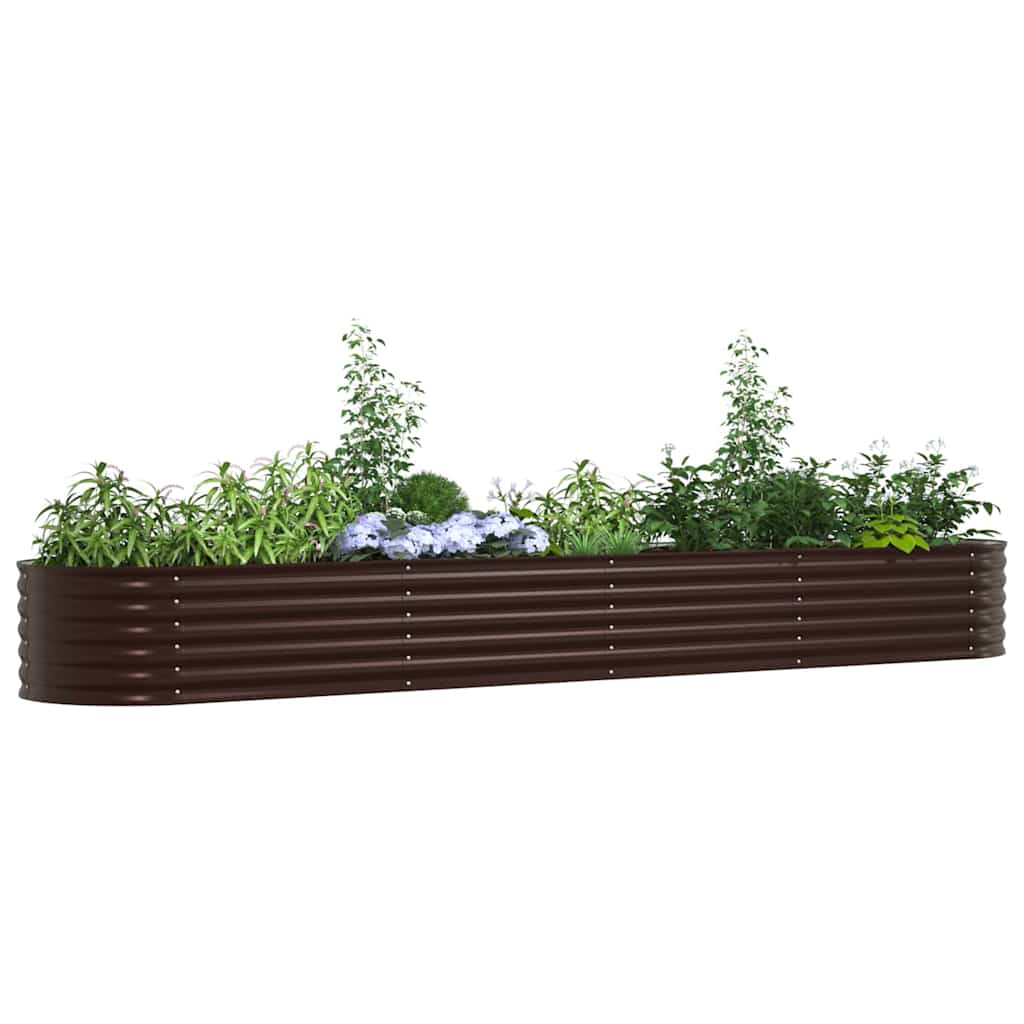 Sodo Pakeltas Lysvės Ruda 400x80x44 cm Cinkuotas Plienas