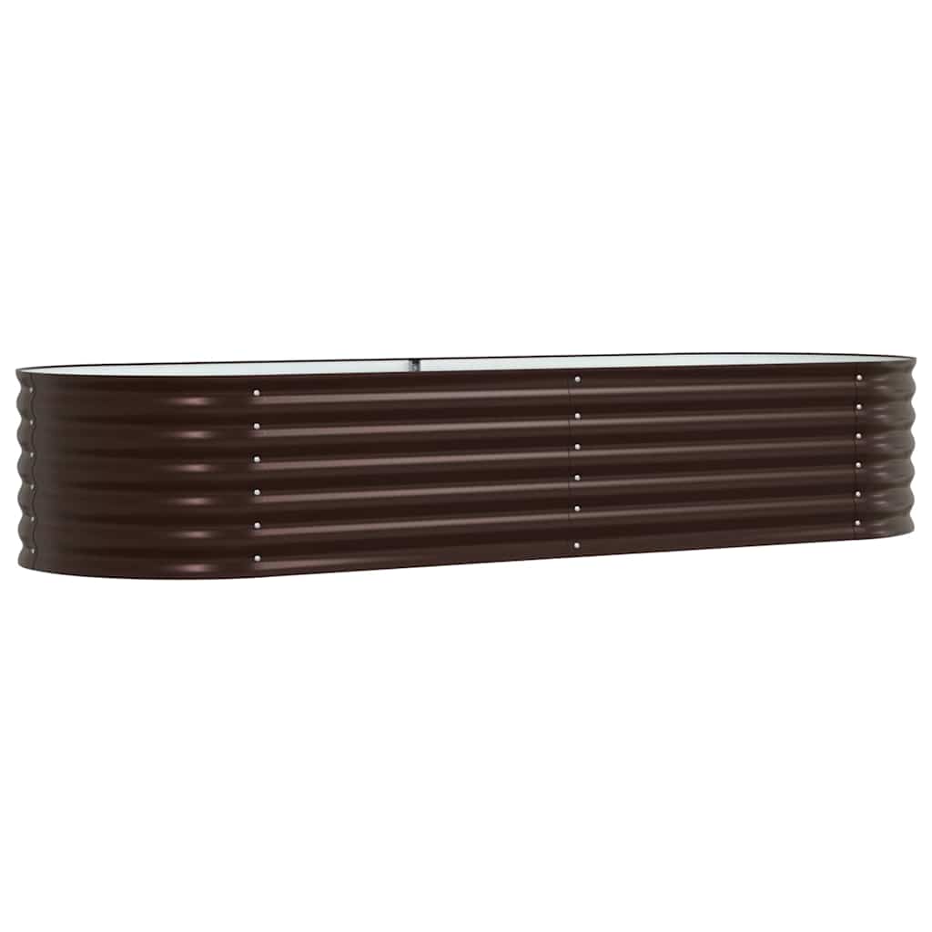 Sodo Pakeltas Lovys Rudas 240x80x44 cm Cinkuotas Plienas