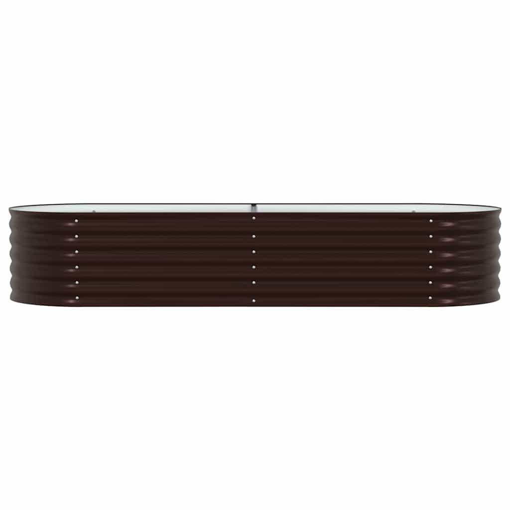 Sodo Pakeltas Lovys Rudas 240x80x44 cm Cinkuotas Plienas