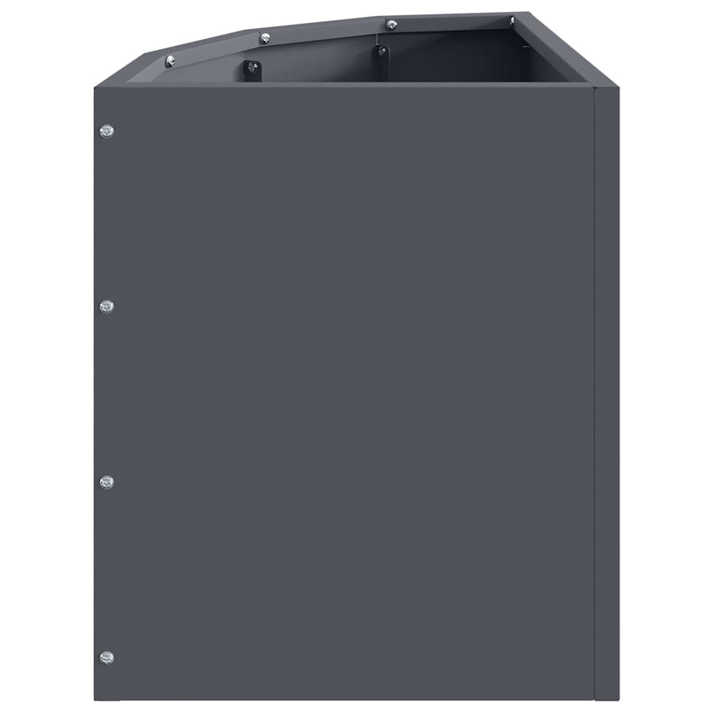 Kampinė Vazonas Antracitas 30 x 30 x 35 cm Plienas