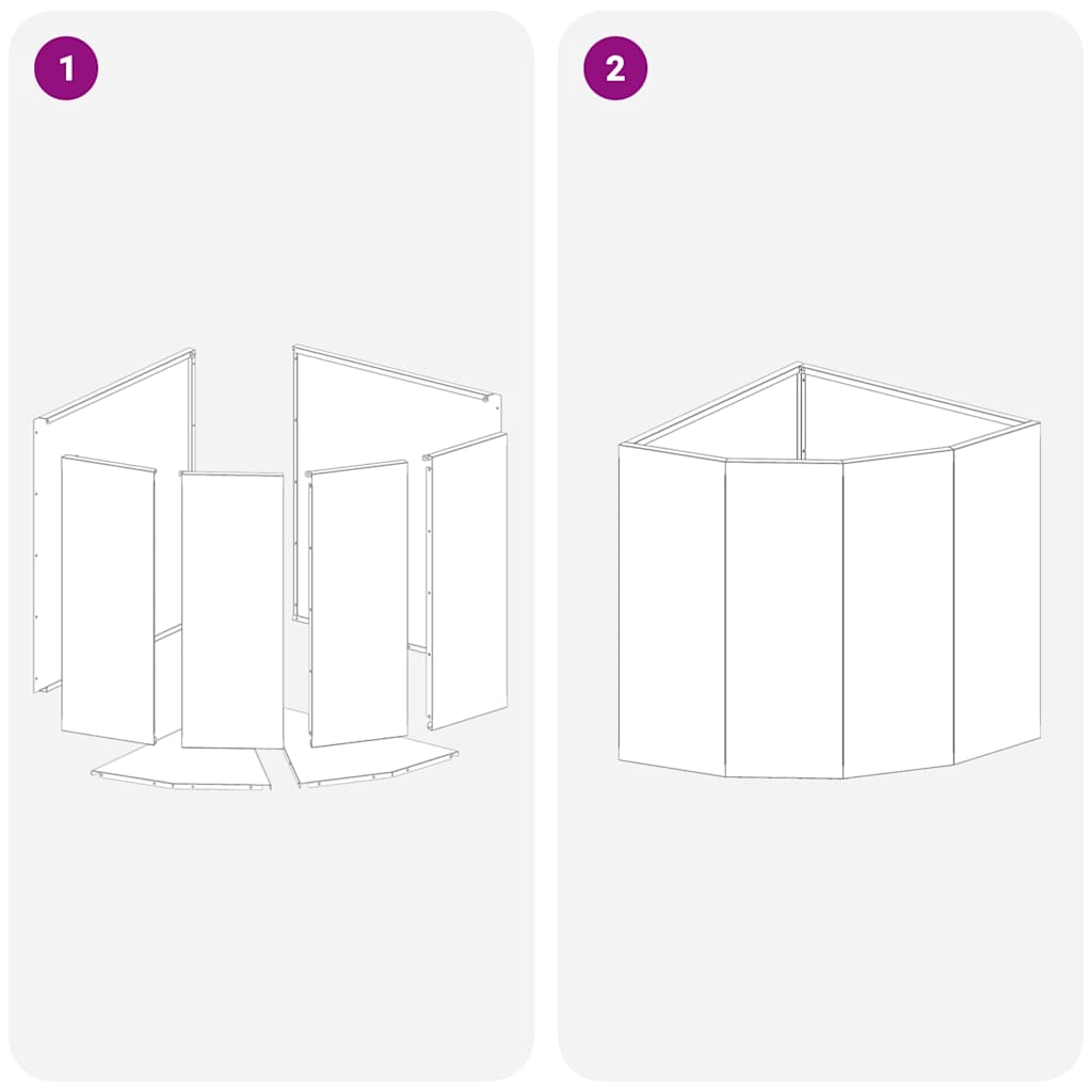 Kampinė Vazonas Alyvuogių žalia 45 x 45 x 50 cm Plienas