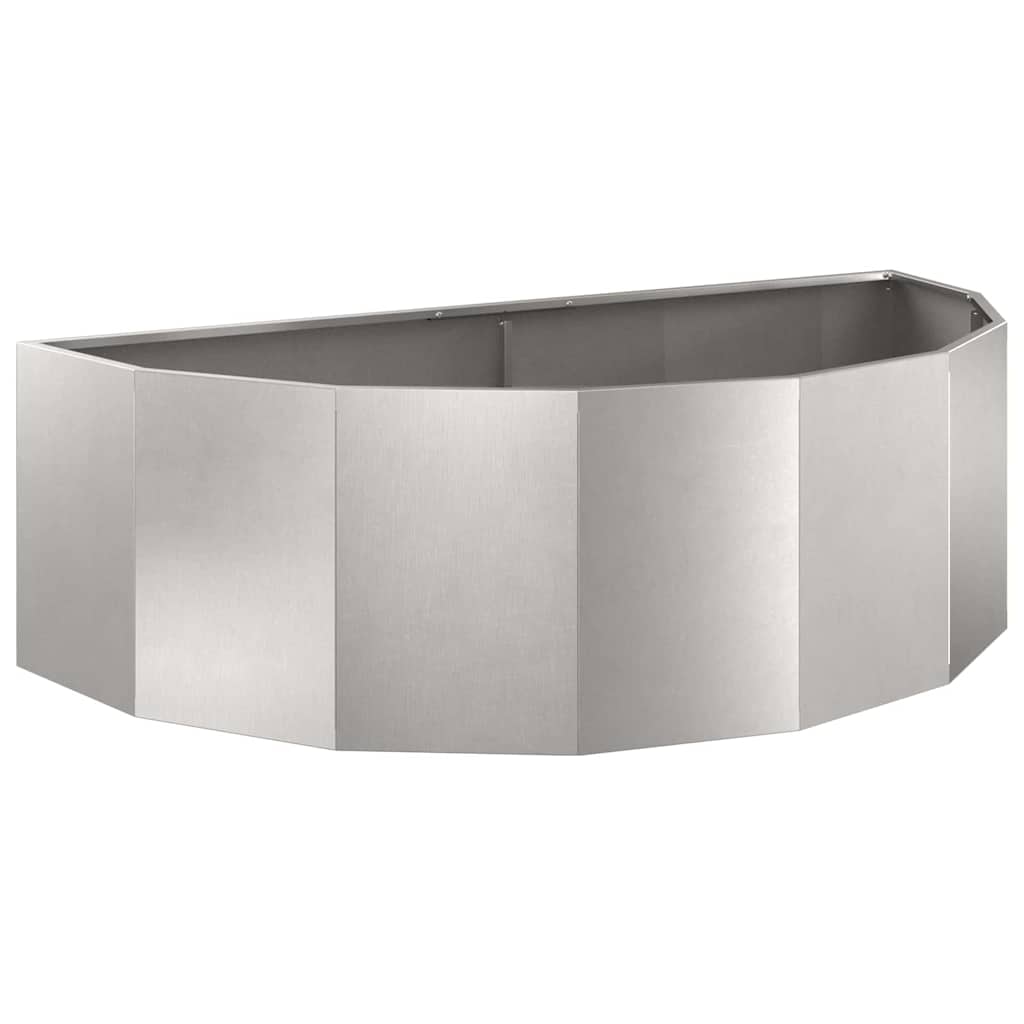 Lovelis Sidabro 120 x 60 x 35 cm Nerūdijantis Plienas
