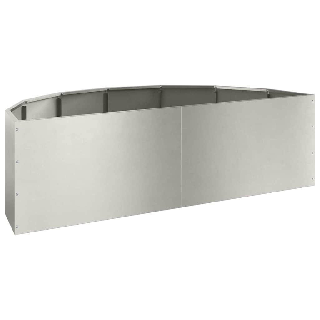 Lovelis Sidabro 120 x 60 x 35 cm Nerūdijantis Plienas