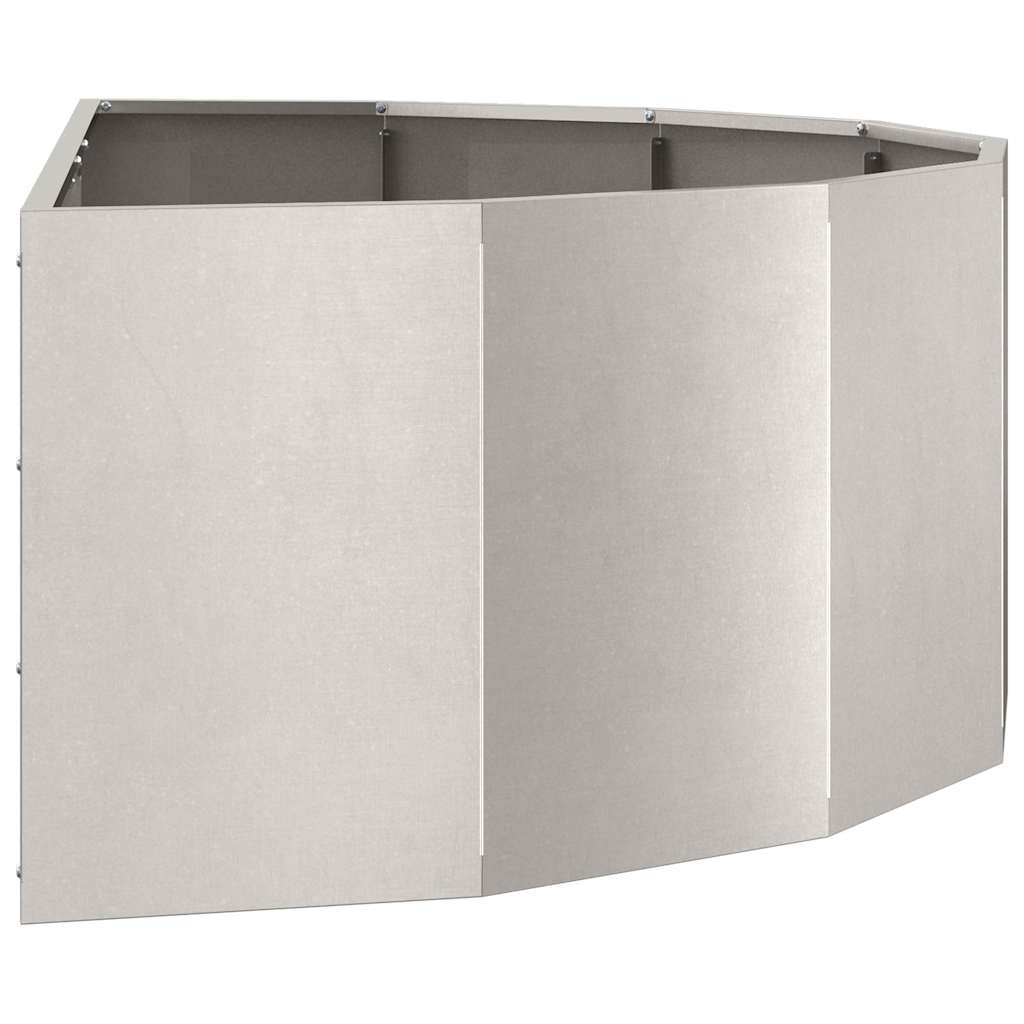 Lovelis Sidabro 120 x 60 x 35 cm Nerūdijantis Plienas