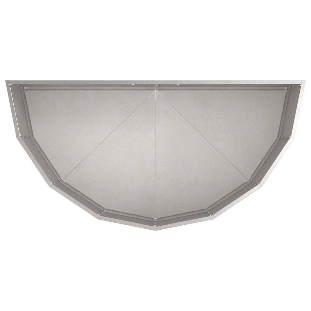 Lovelis Sidabro 120 x 60 x 35 cm Nerūdijantis Plienas