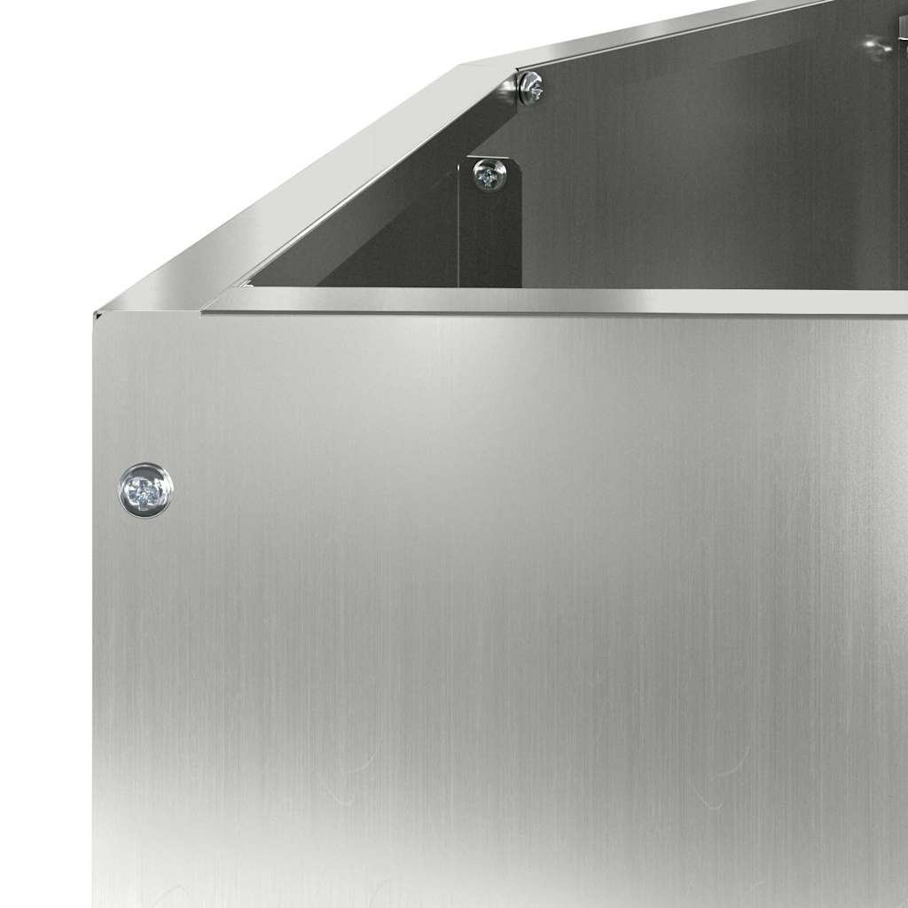 Lovelis Sidabro 120 x 60 x 35 cm Cinkuota plienas