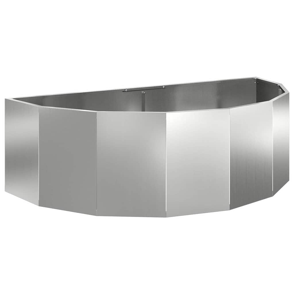 Lovelis Sidabro 120 x 60 x 35 cm Cinkuota plienas