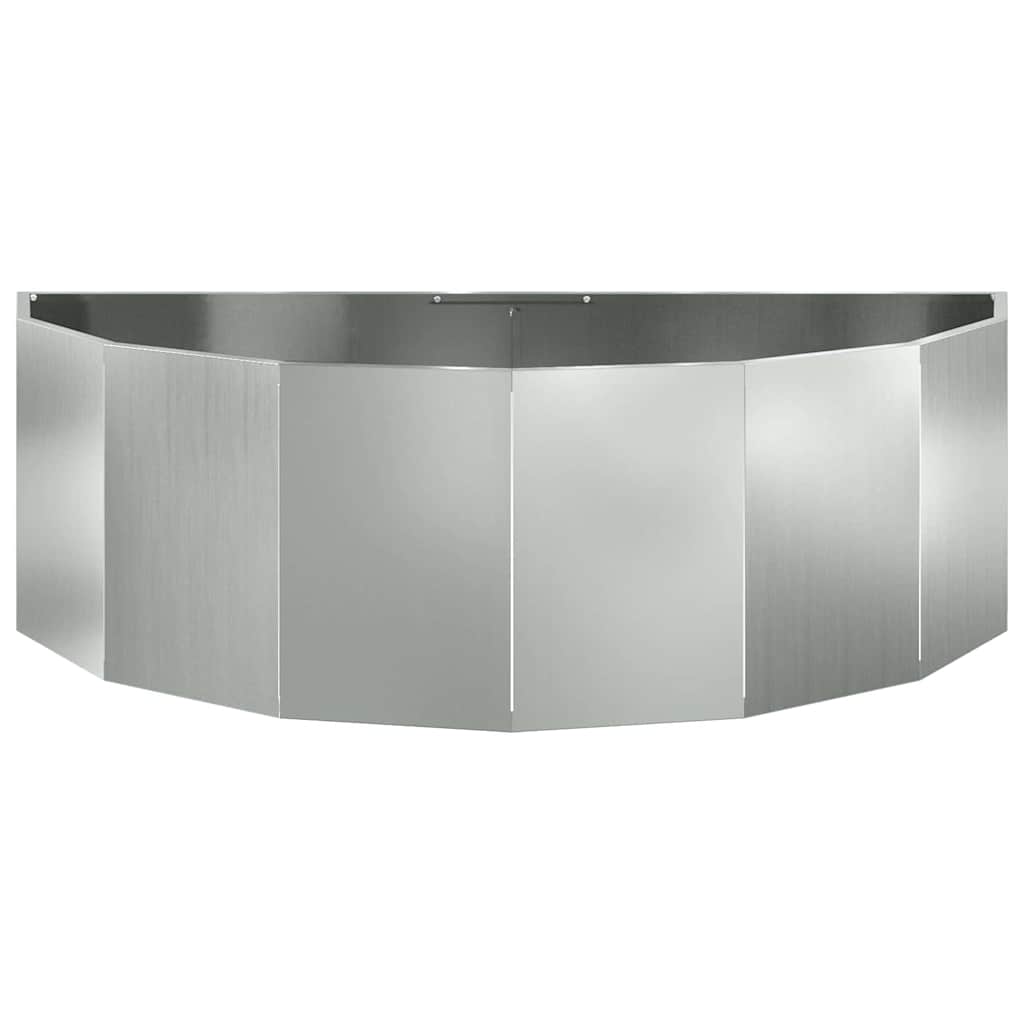 Lovelis Sidabro 120 x 60 x 35 cm Cinkuota plienas