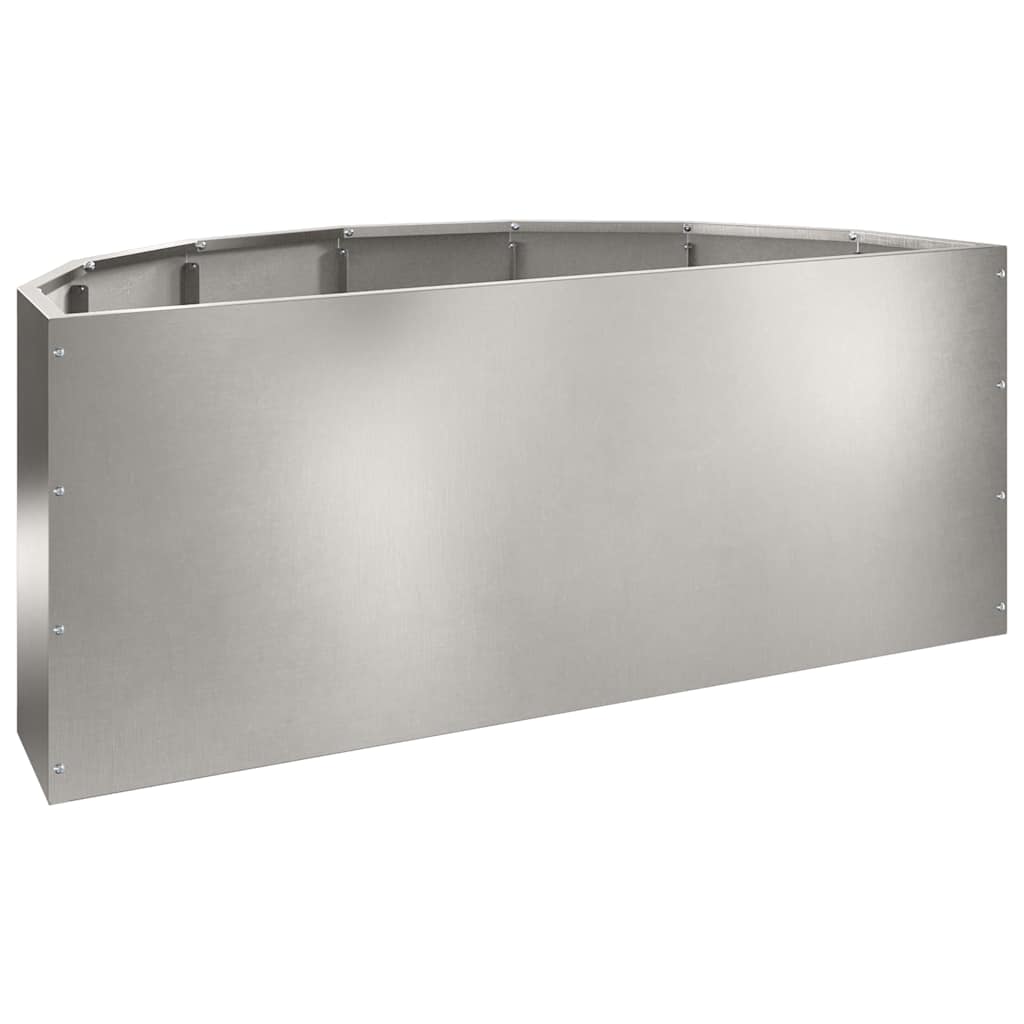 Lovelis Sidabro 90 x 45 x 35 cm Nerūdijantis Plienas