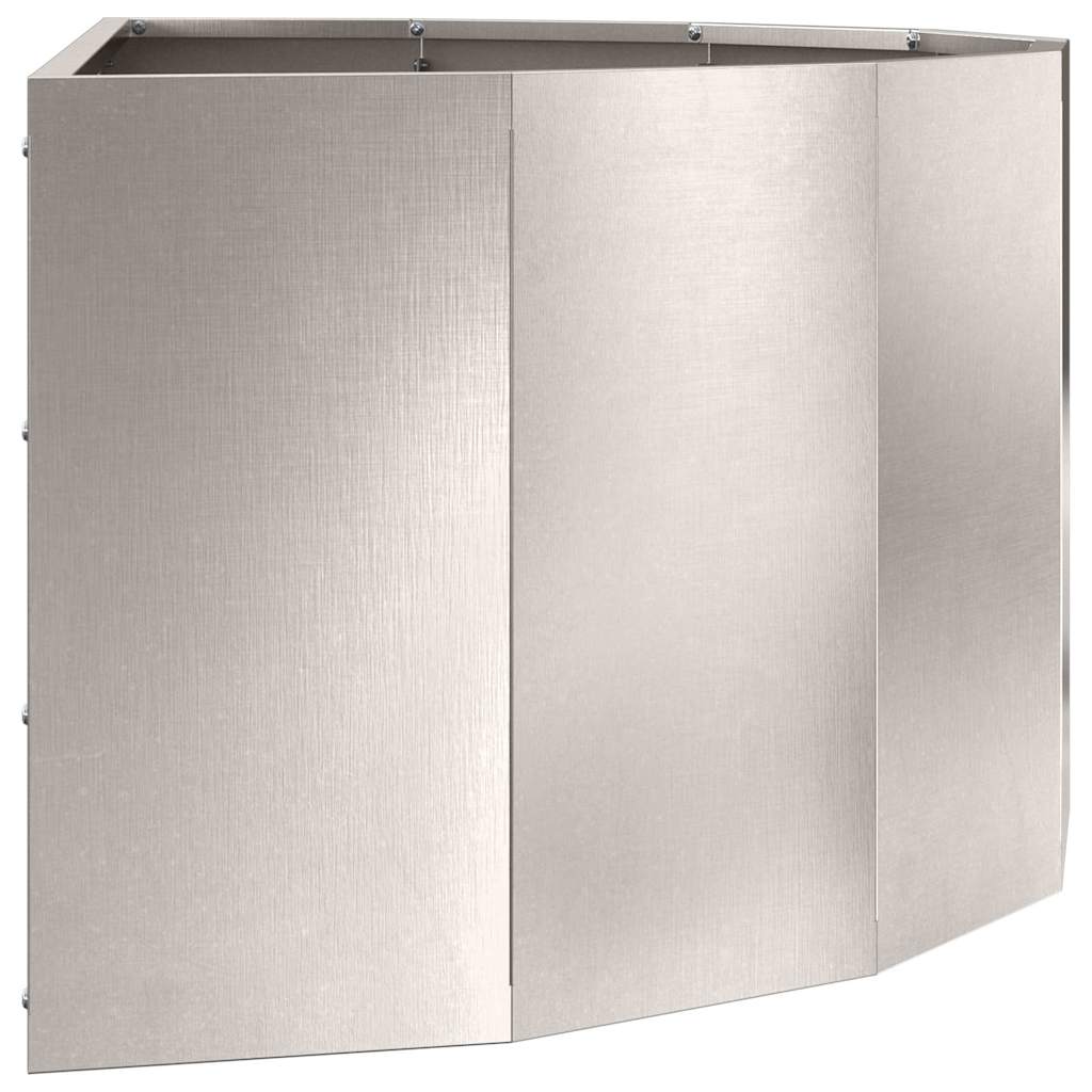 Lovelis Sidabro 90 x 45 x 35 cm Nerūdijantis Plienas