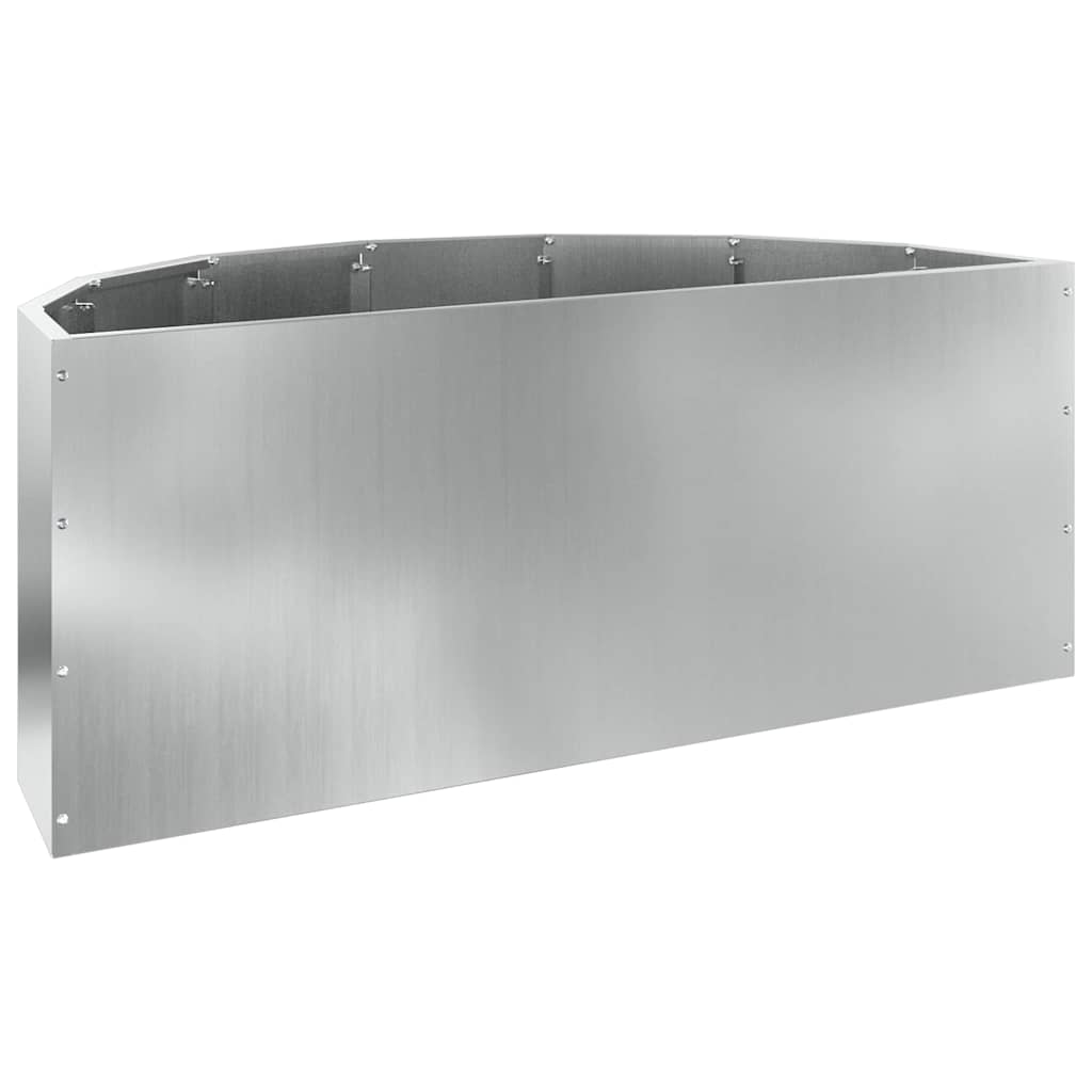 Lovelis Sidabro 90 x 45 x 35 cm Cinkuota plienas