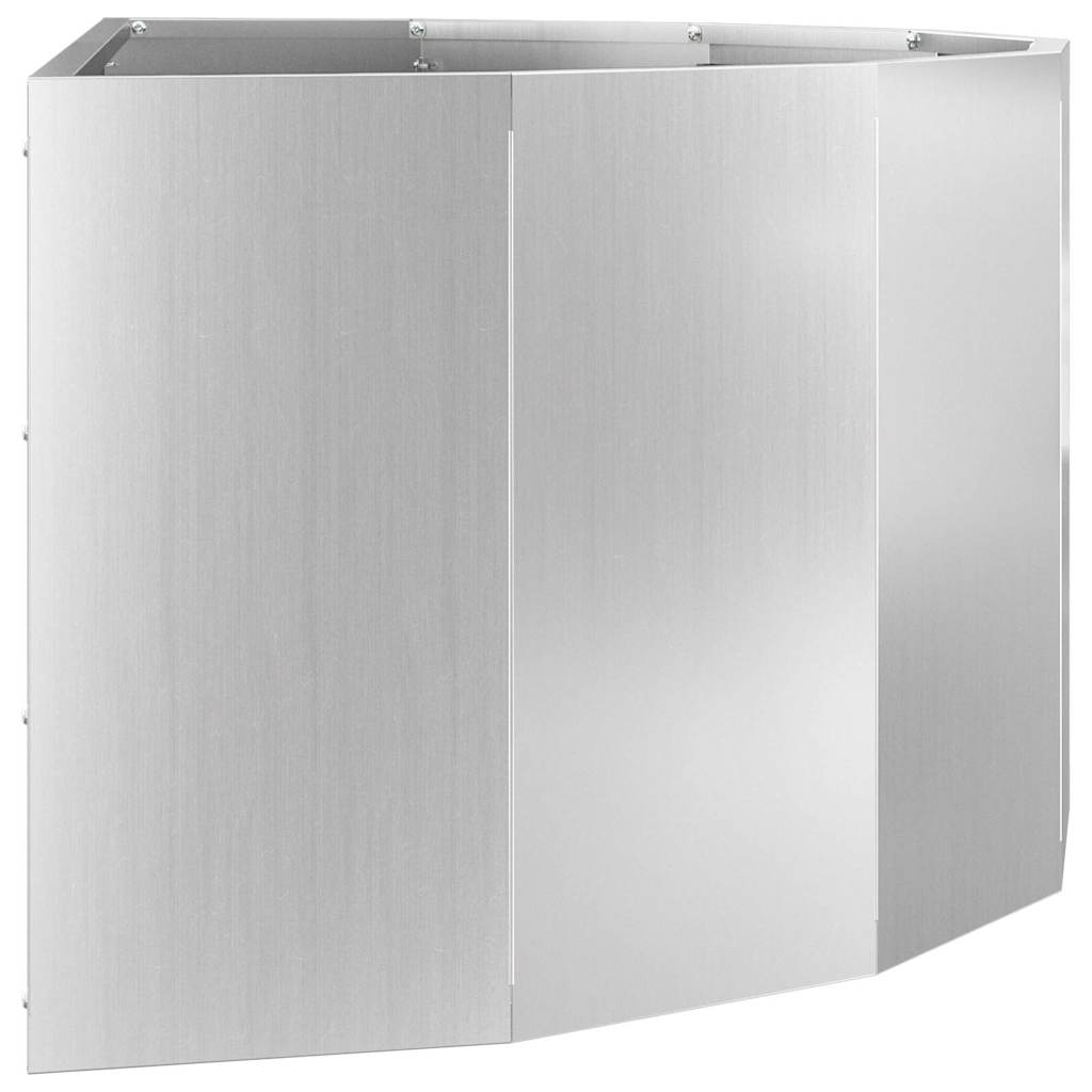 Lovelis Sidabro 90 x 45 x 35 cm Cinkuota plienas