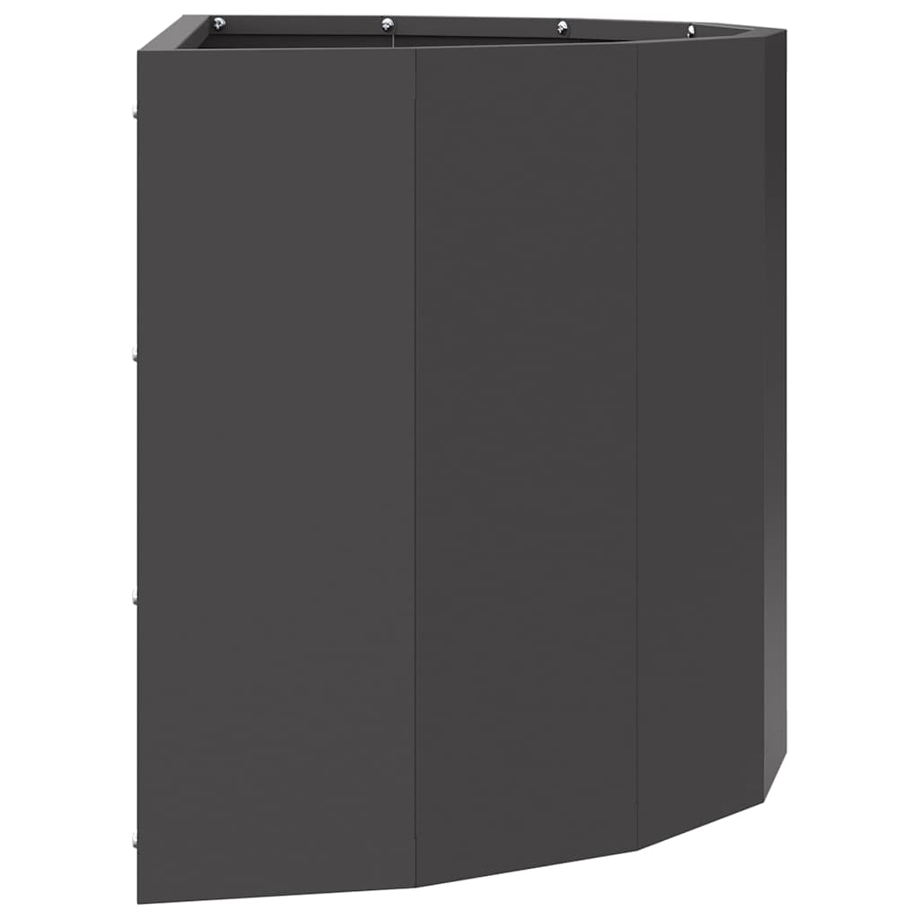 Lovelis Juoda 60 x 30 x 35 cm Plienas