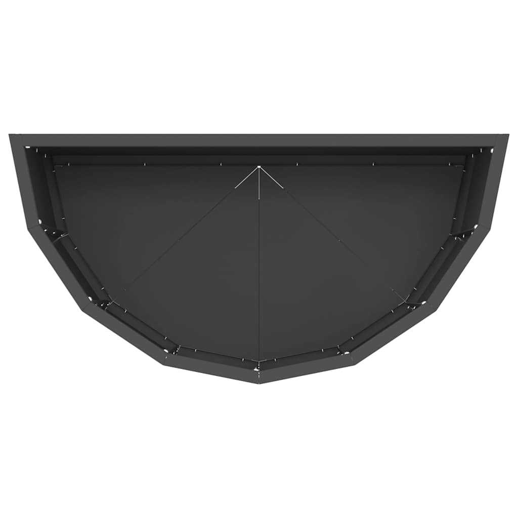 Lovelis Juoda 60 x 30 x 35 cm Plienas
