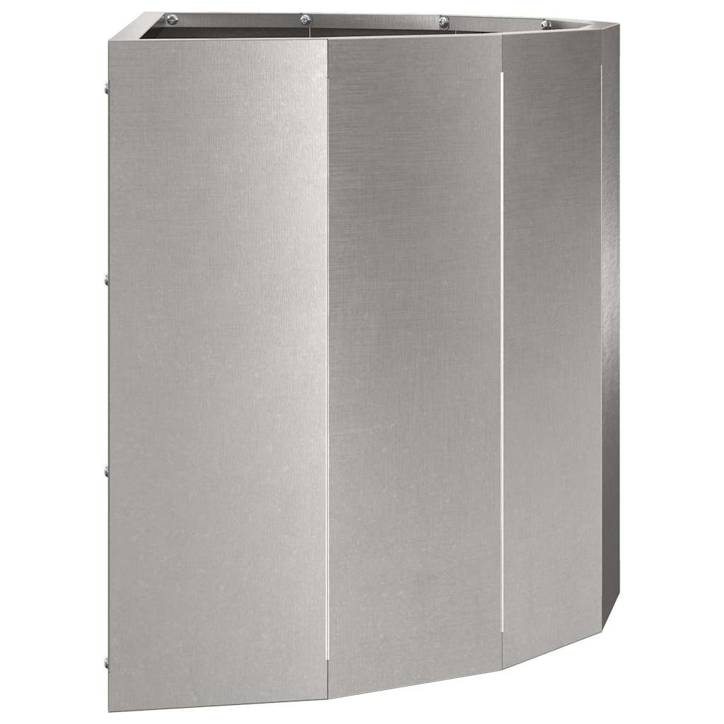 Lovelis Sidabro 60 x 30 x 35 cm Nerūdijantis Plienas