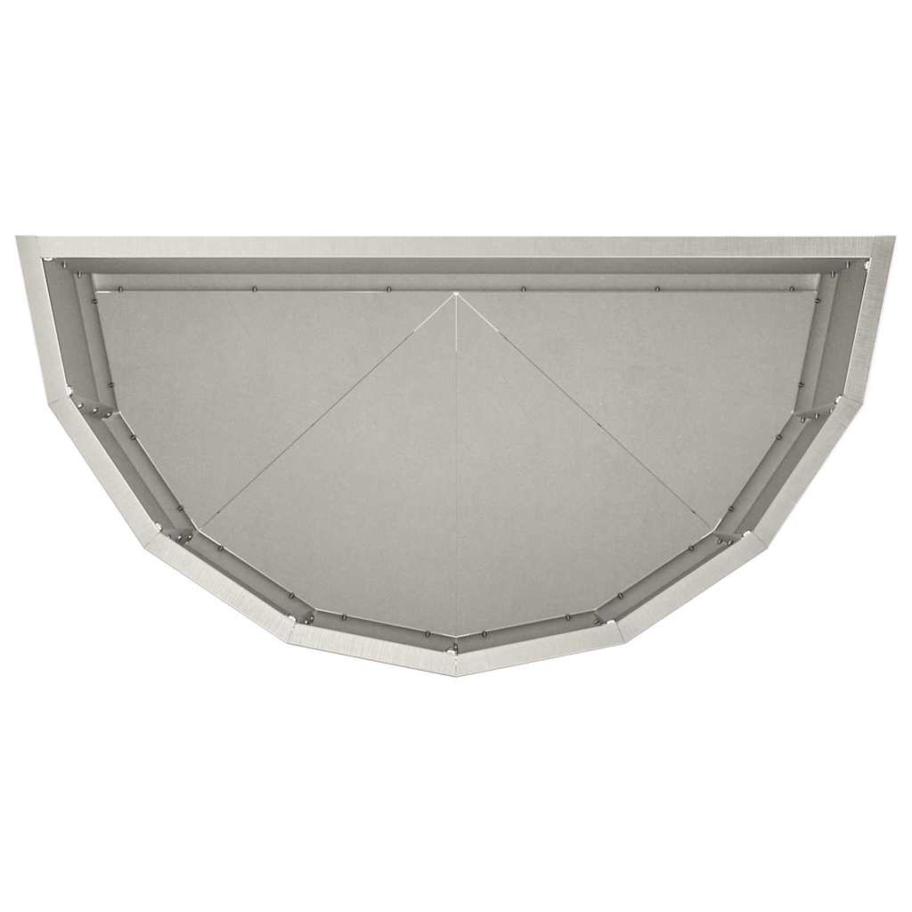 Lovelis Sidabro 60 x 30 x 35 cm Nerūdijantis Plienas