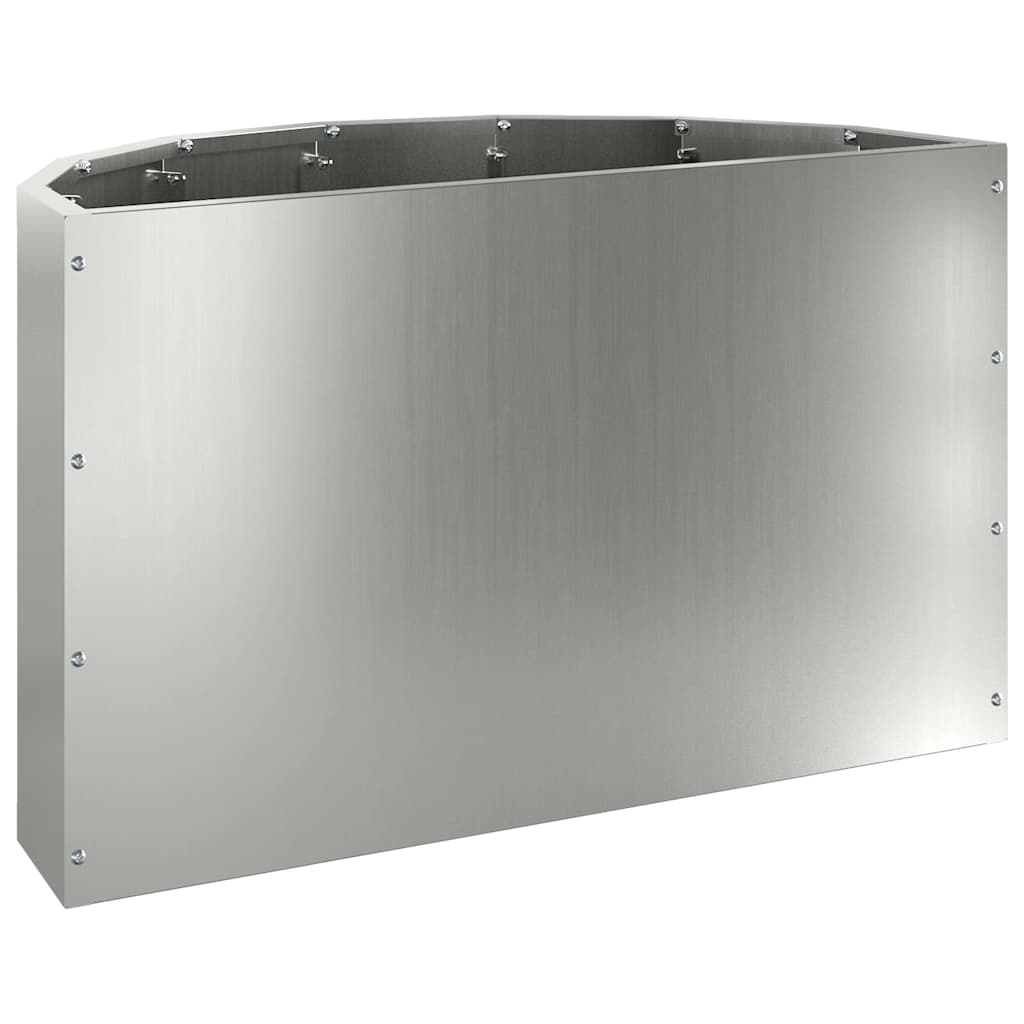 Lovelis Sidabro 60 x 30 x 35 cm Cinkuota plienas