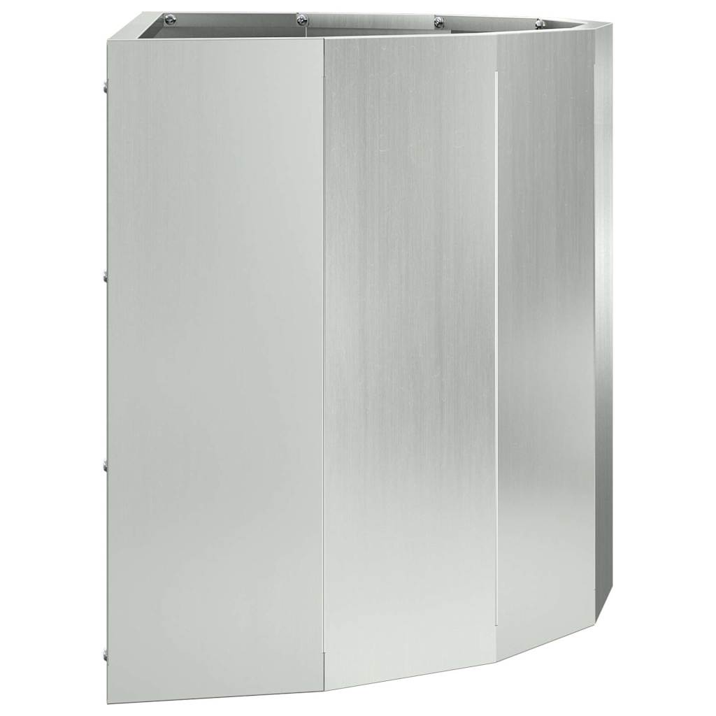 Lovelis Sidabro 60 x 30 x 35 cm Cinkuota plienas