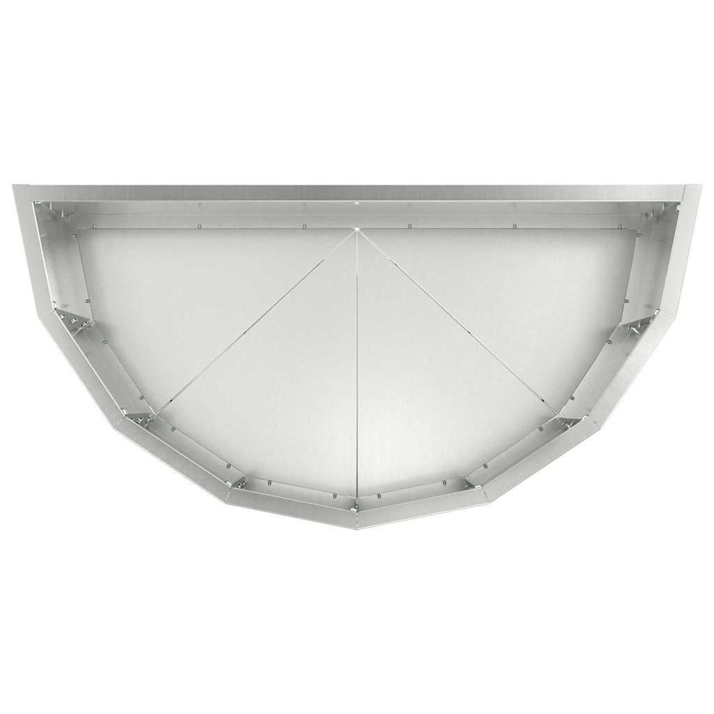 Lovelis Sidabro 60 x 30 x 35 cm Cinkuota plienas