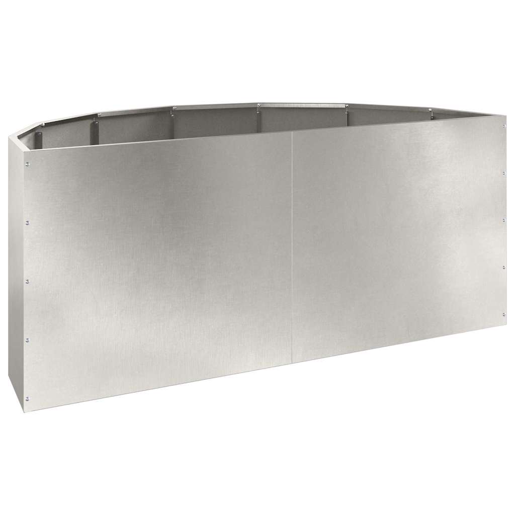 Lovelis Sidabro 120 x 60 x 50 cm Nerūdijantis Plienas