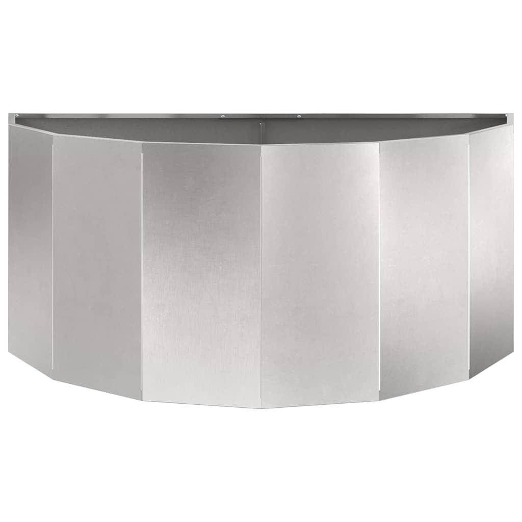 Lovelis Sidabro 120 x 60 x 50 cm Nerūdijantis Plienas