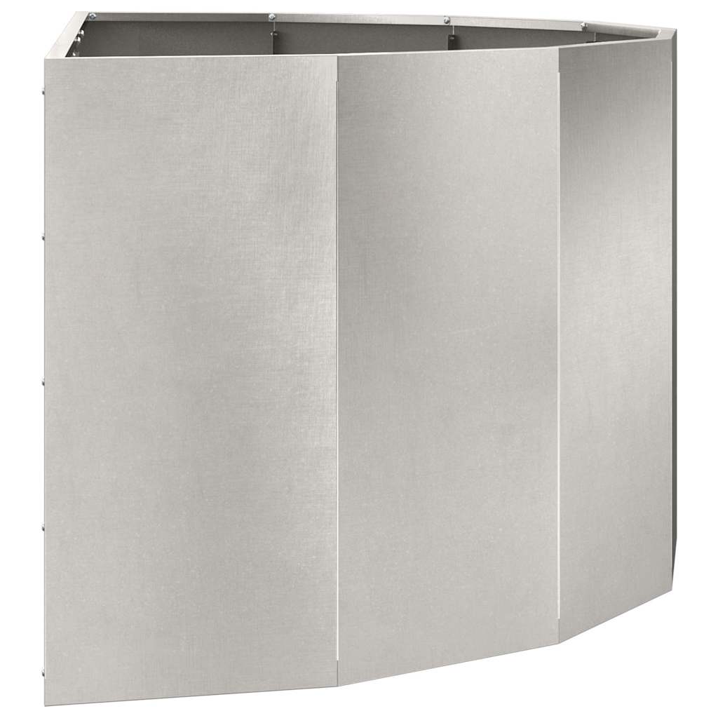 Lovelis Sidabro 120 x 60 x 50 cm Nerūdijantis Plienas