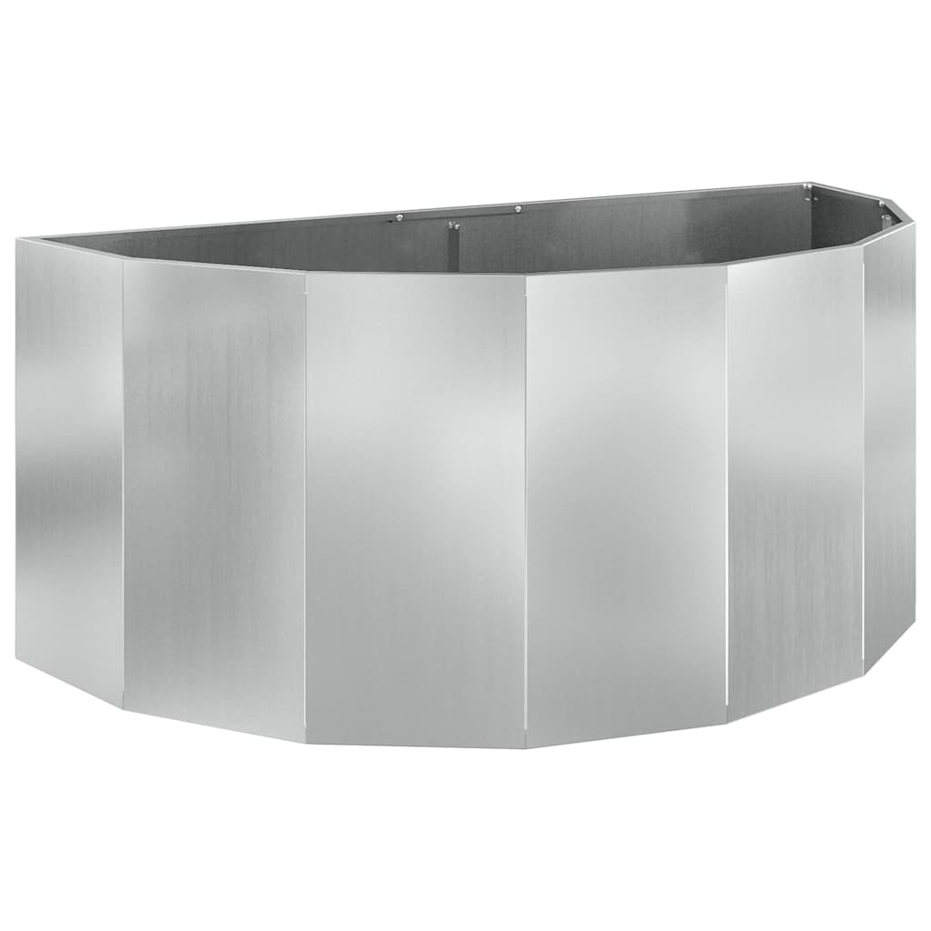 Lovelis Sidabro 120 x 60 x 50 cm Cinkuota plienas