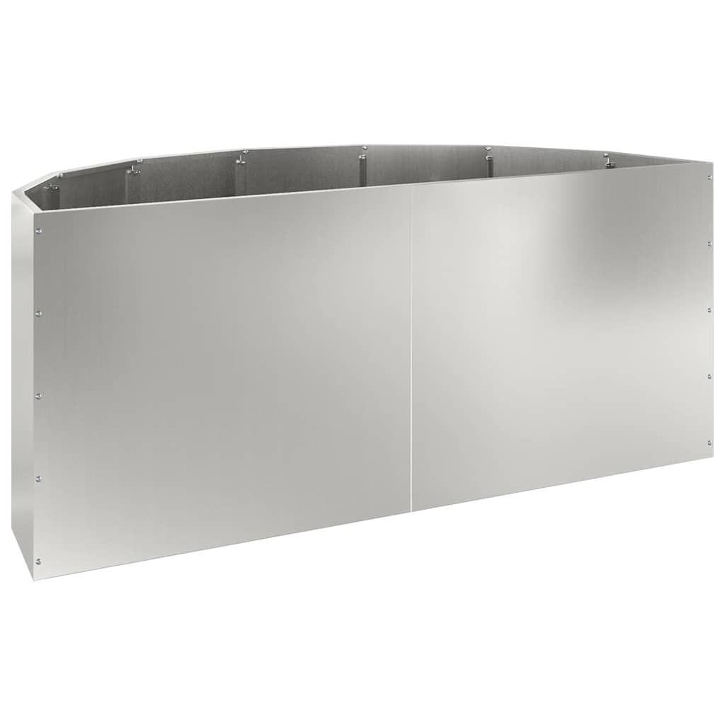 Lovelis Sidabro 120 x 60 x 50 cm Cinkuota plienas